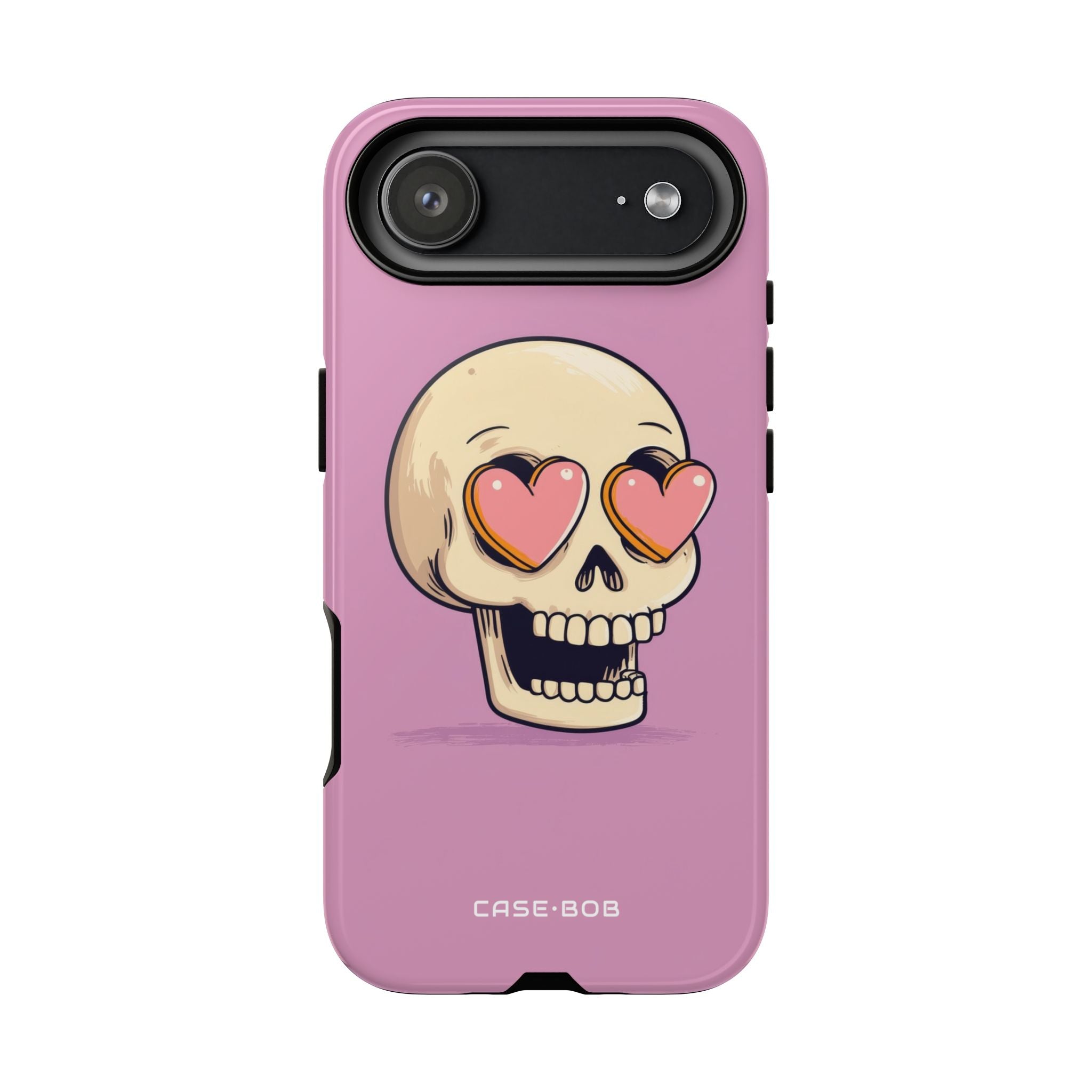 Heart Eyed Skull iPhone 17 Air Case - Tough