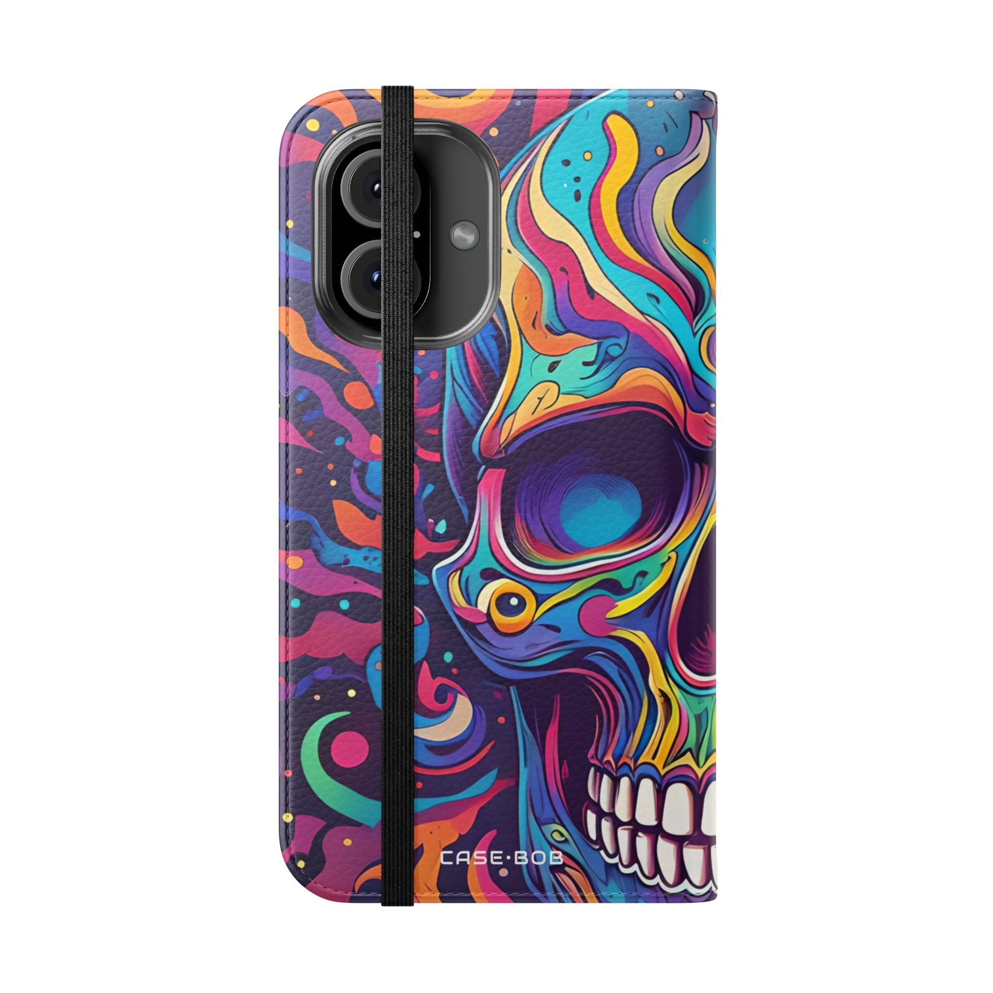 Psychedelic Skull - iPhone 16 Case - Wallet