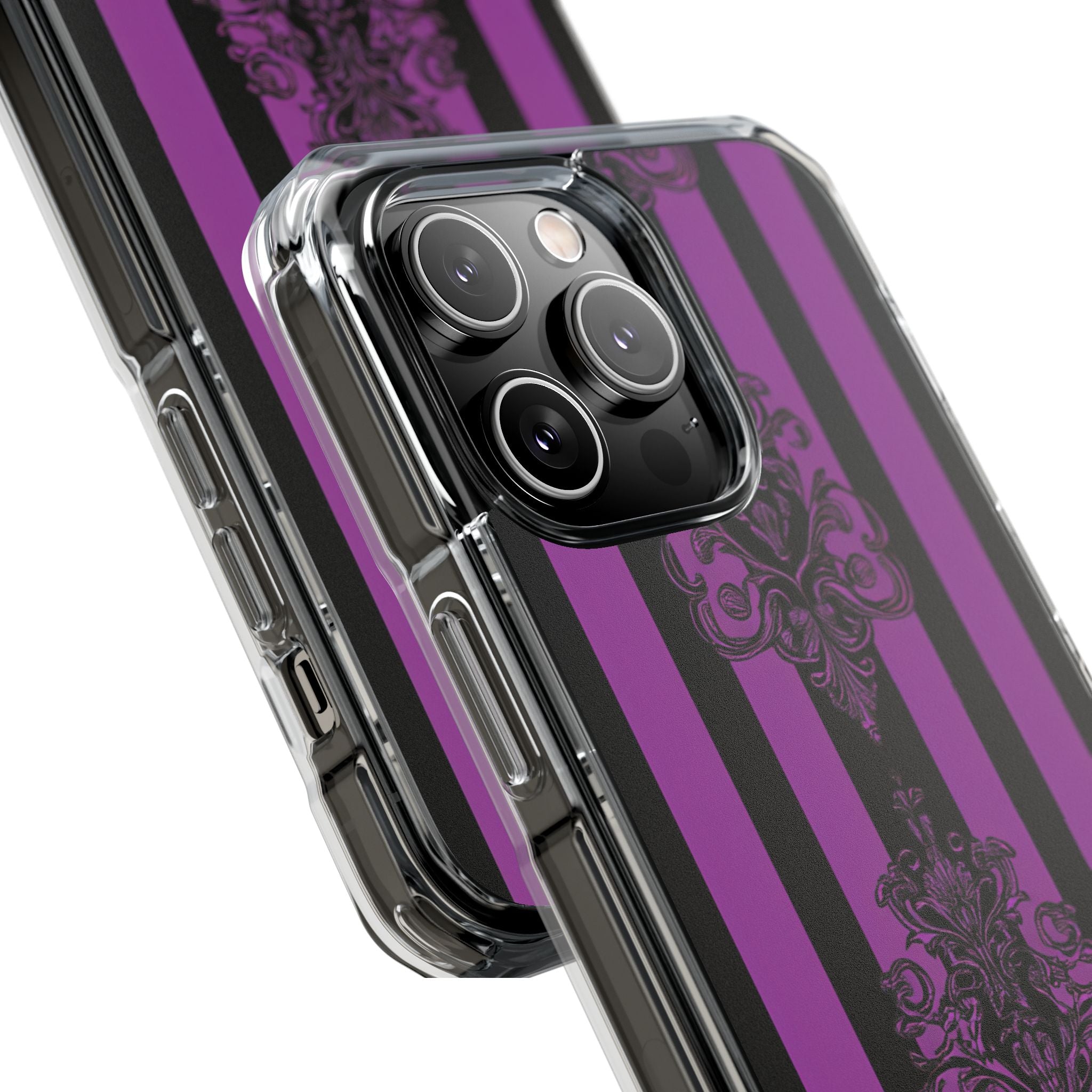 Damask Elegance Purple iPhone 14 Pro Max Case - Impact