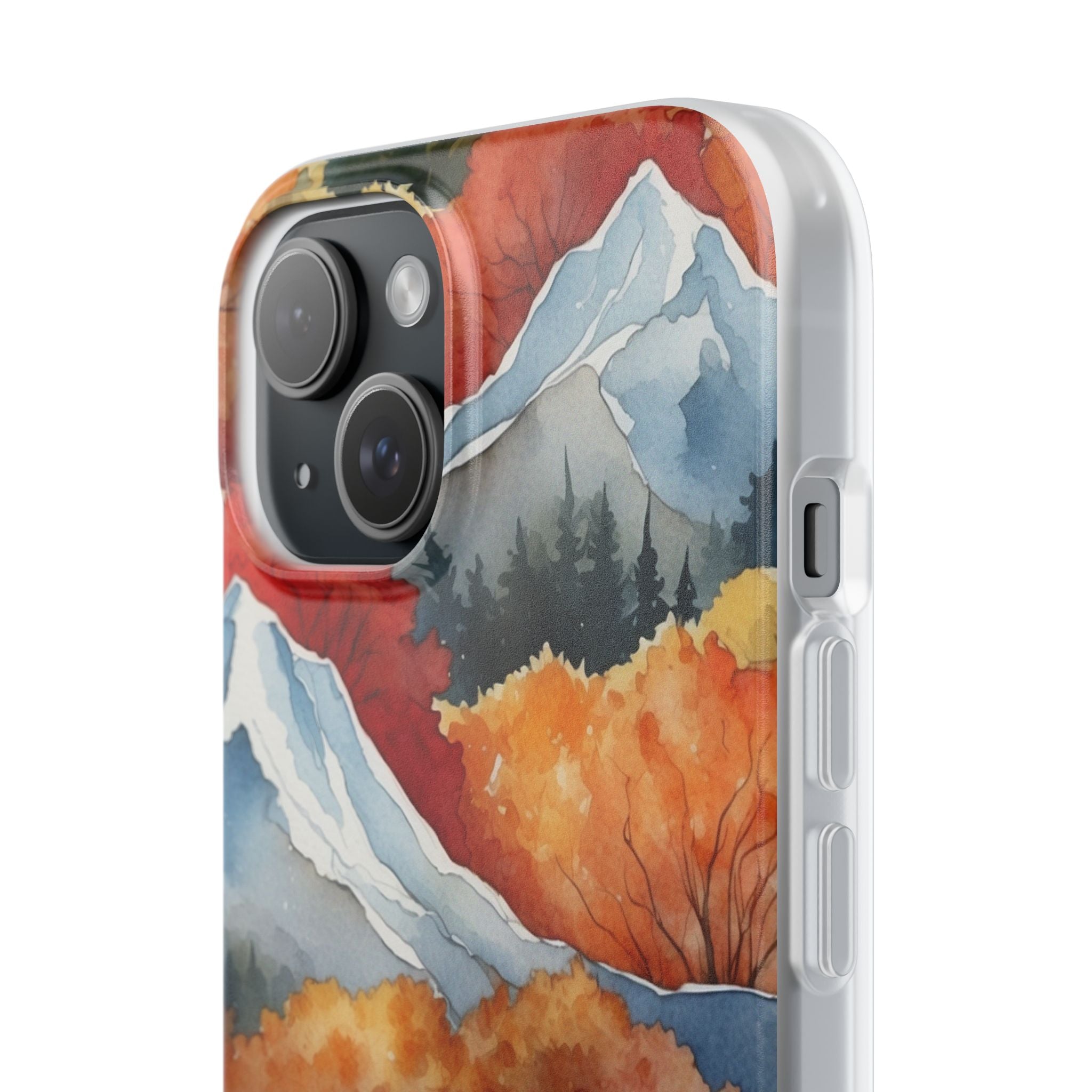 Snowcap Radiance iPhone 15 Case - Soft