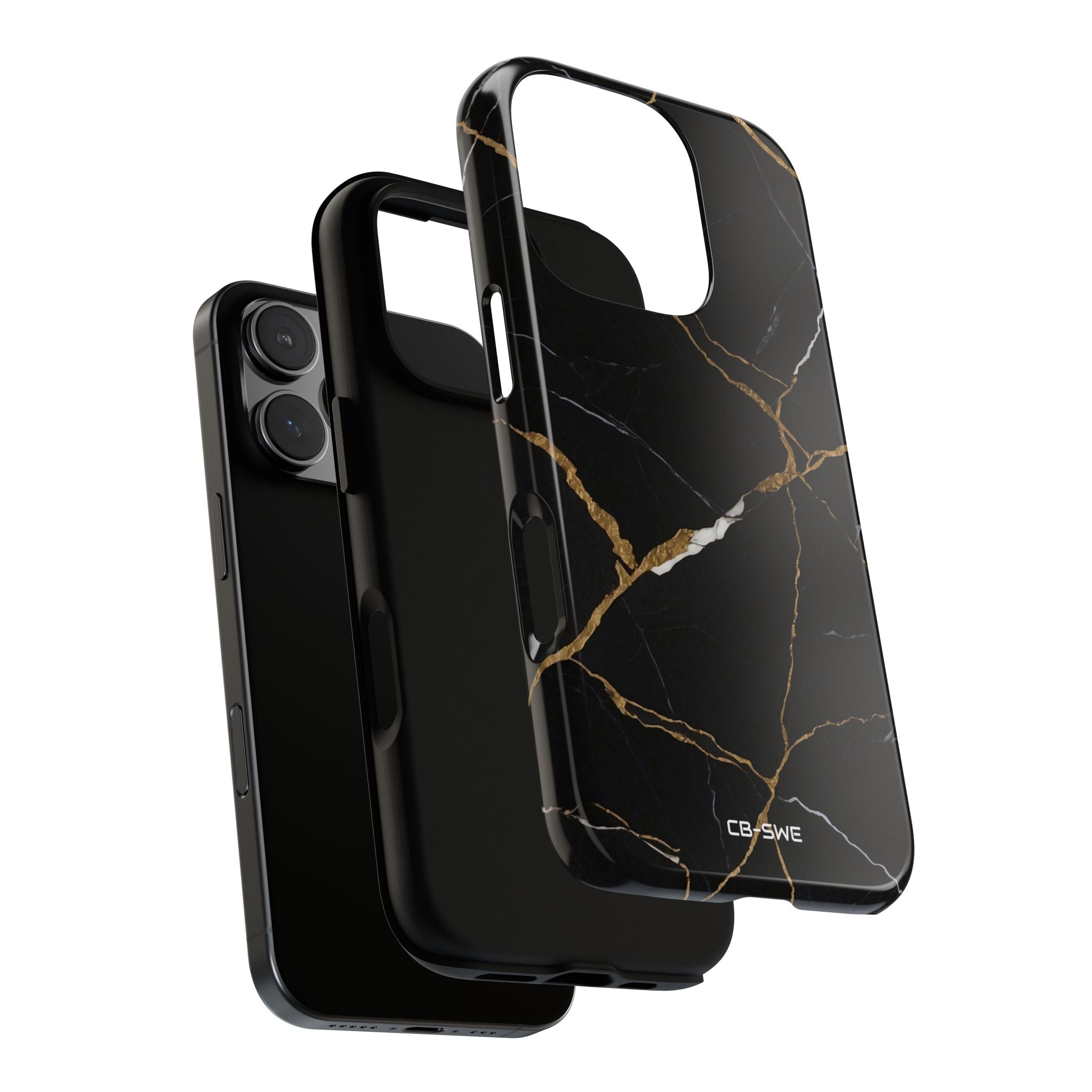 Golden Veins Emerge - iPhone Case
