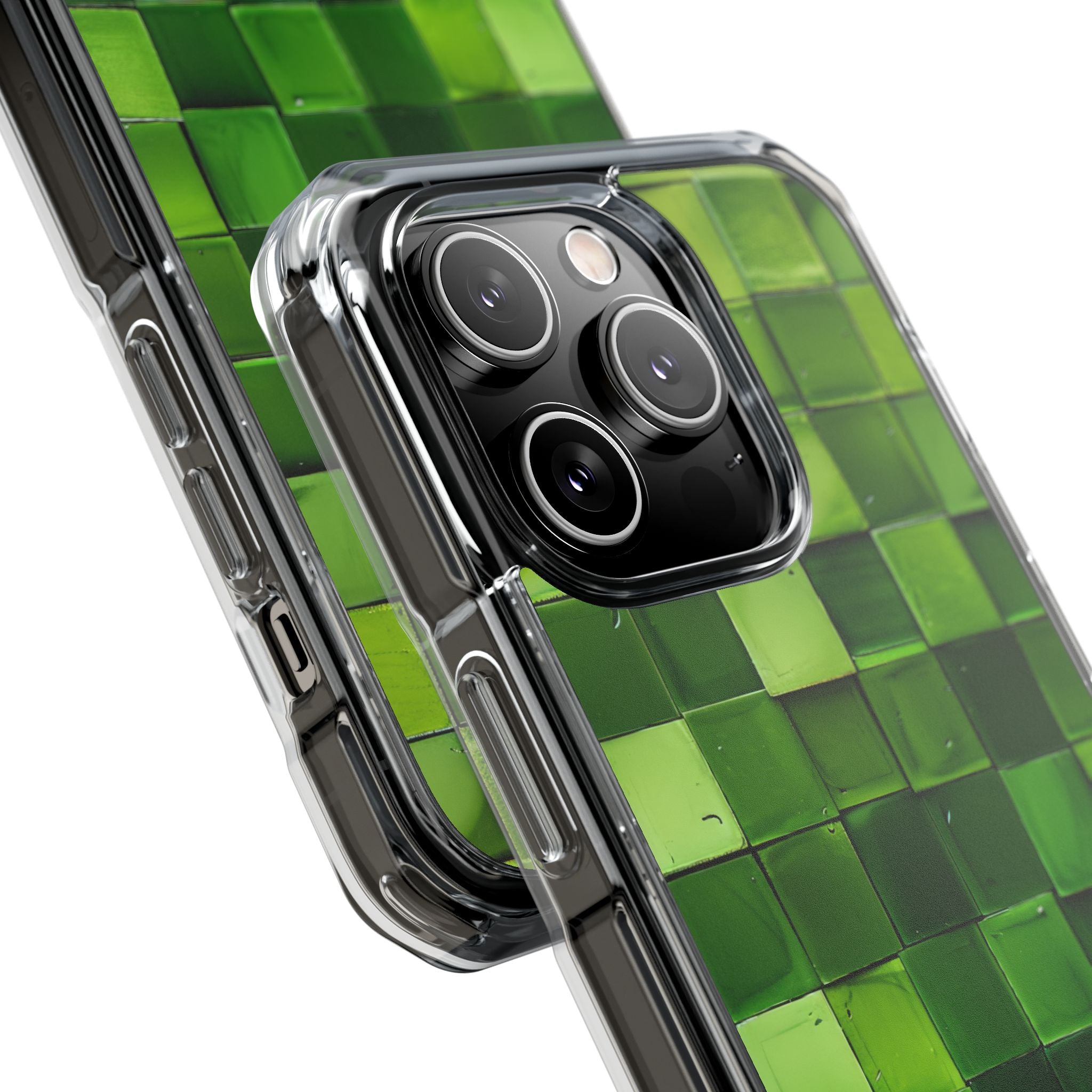 Green Tile Harmony iPhone 14 - Impact Clear+