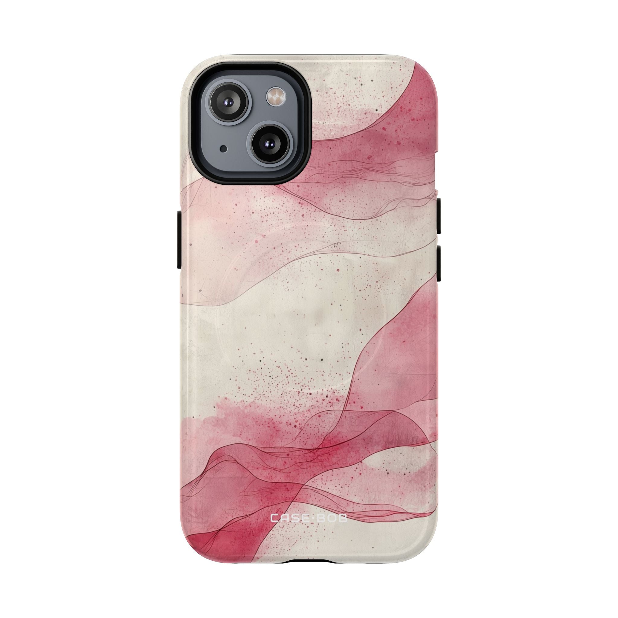 Crimson Waves iPhone 14 Case - Tough+