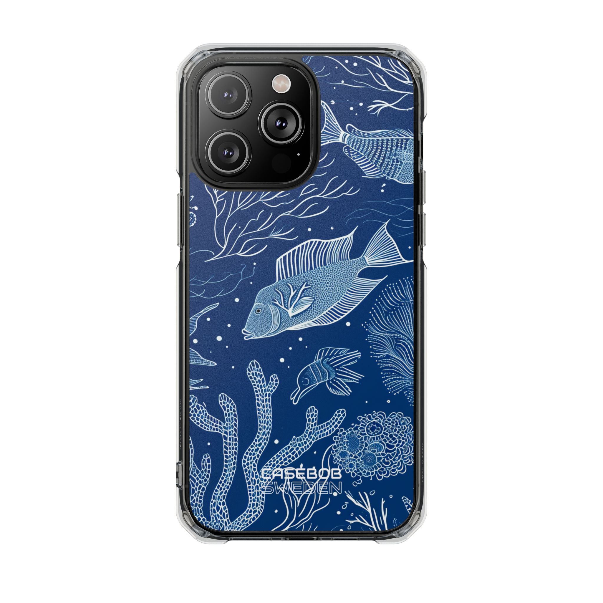 Blue Coral Garden iPhone 14 - Impact Clear+