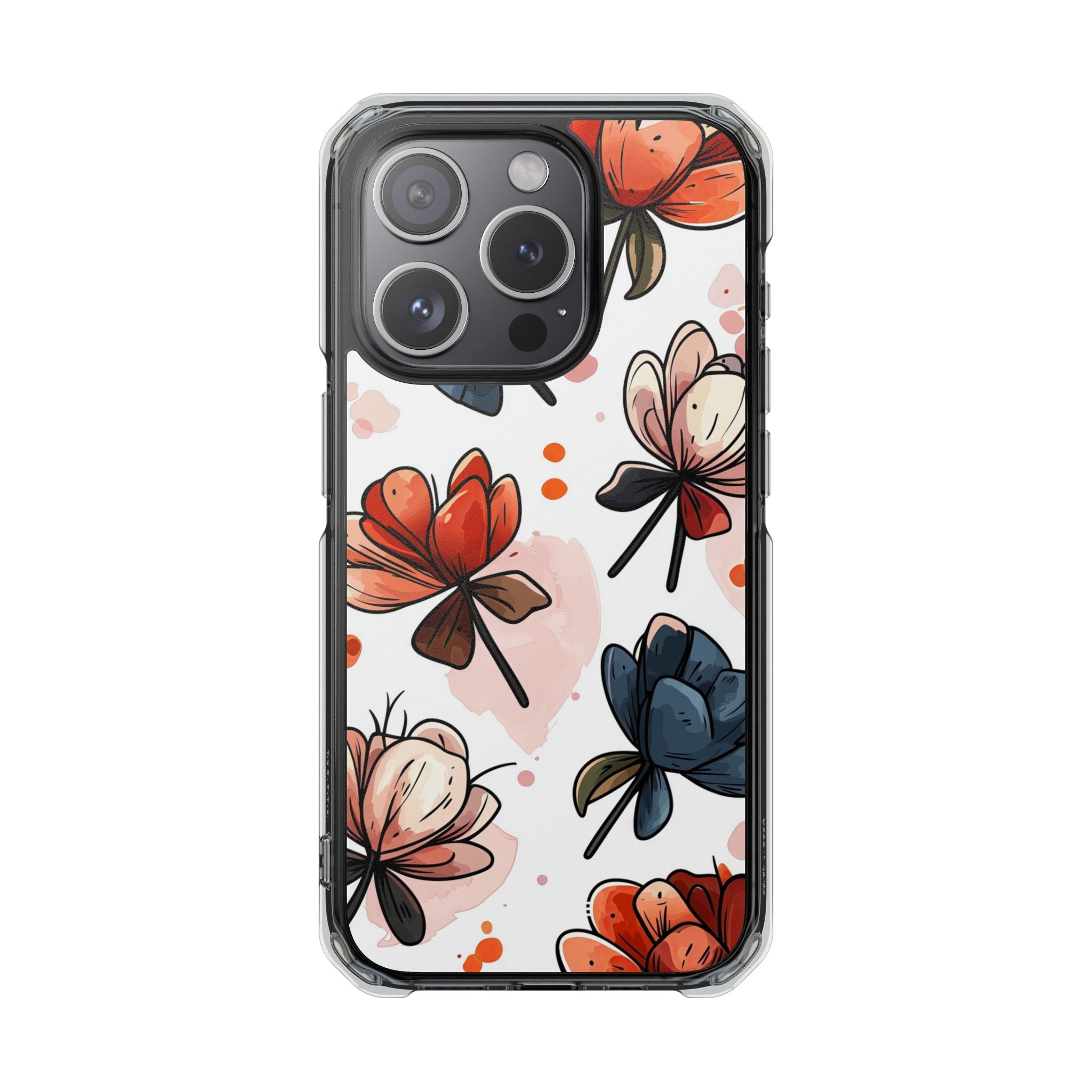 Vibrant Floral Harmony iPhone Case - Impact