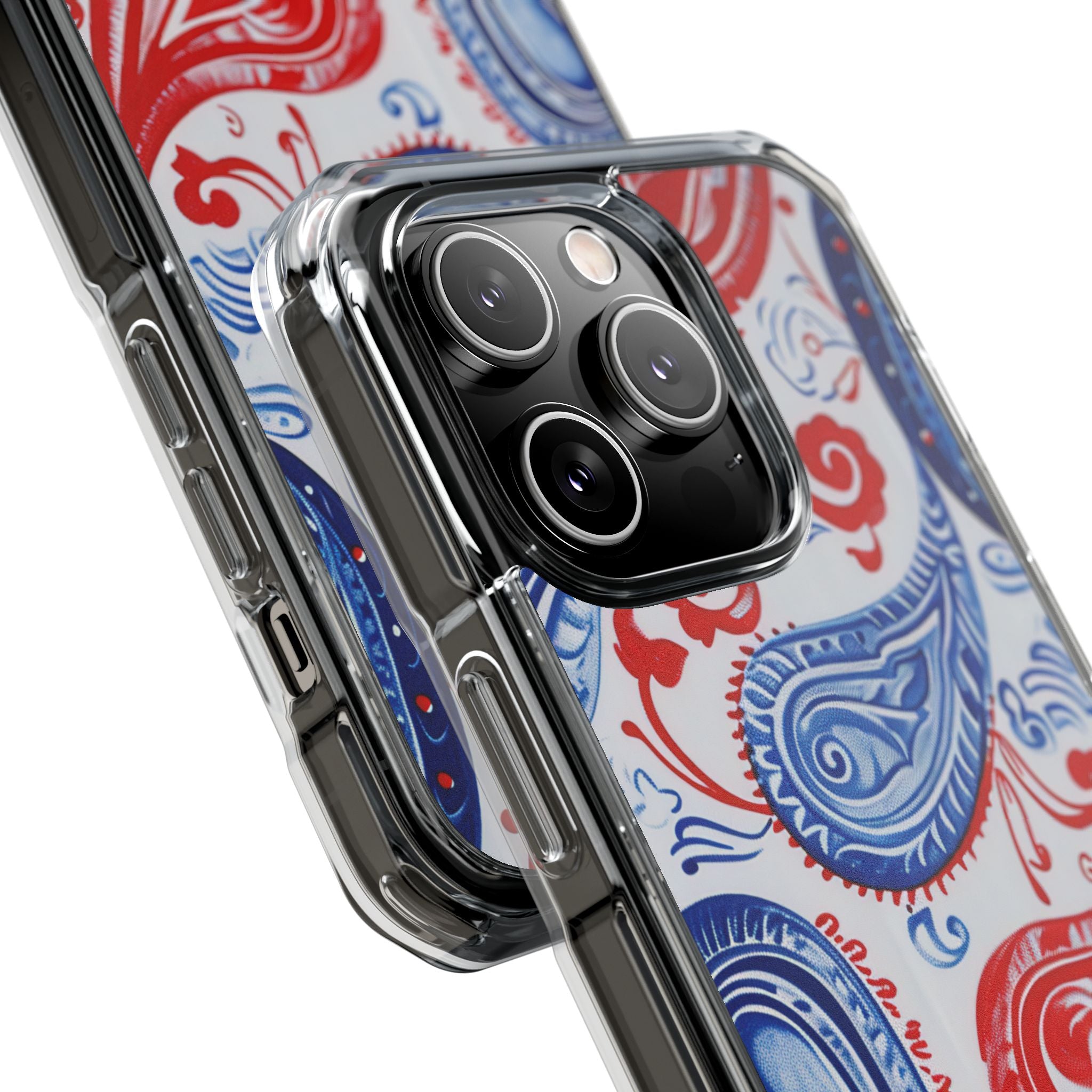 Vibrant Paisley Swirls iPhone 14 - Impact Clear+