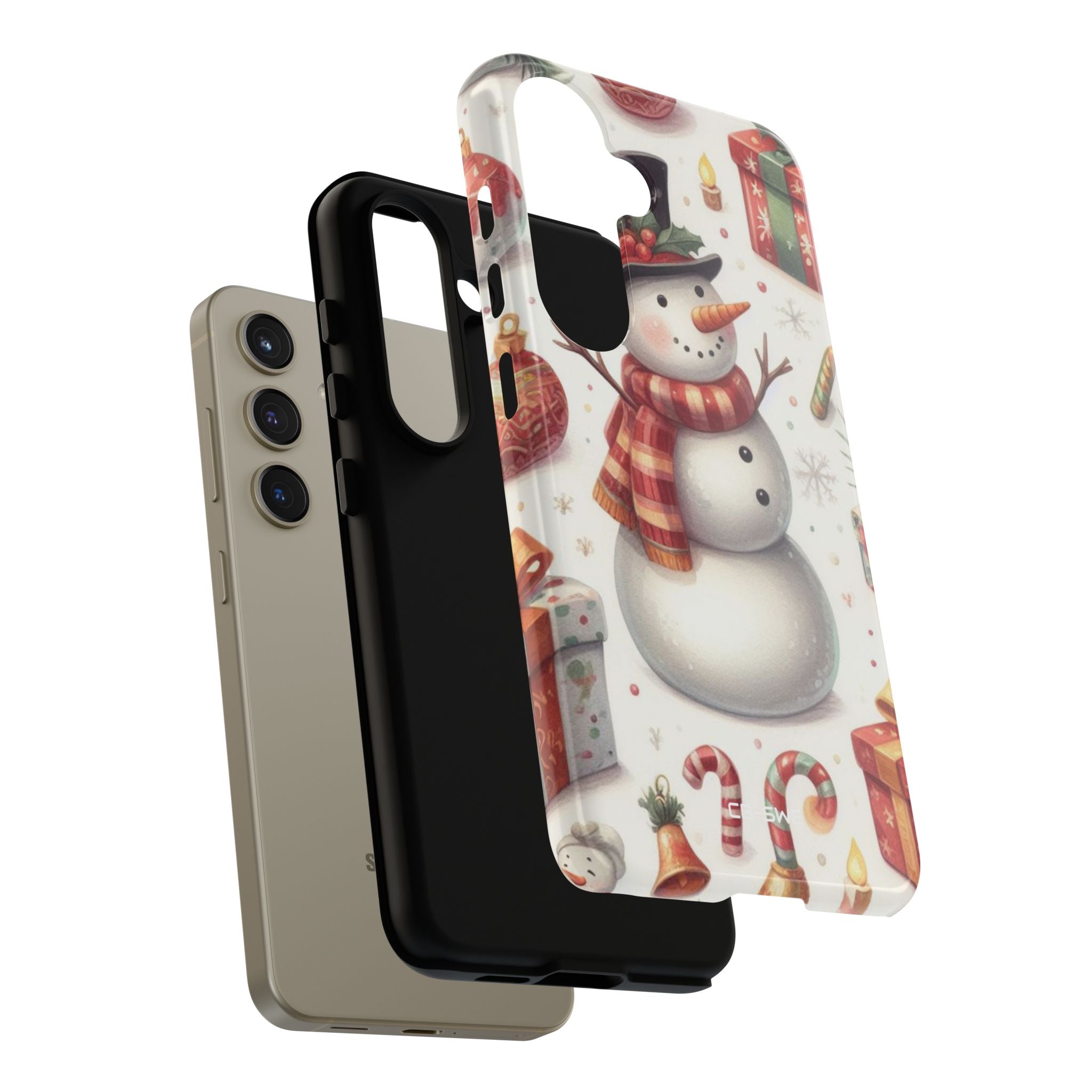 Snowman Wears Scarf - Samsung Case