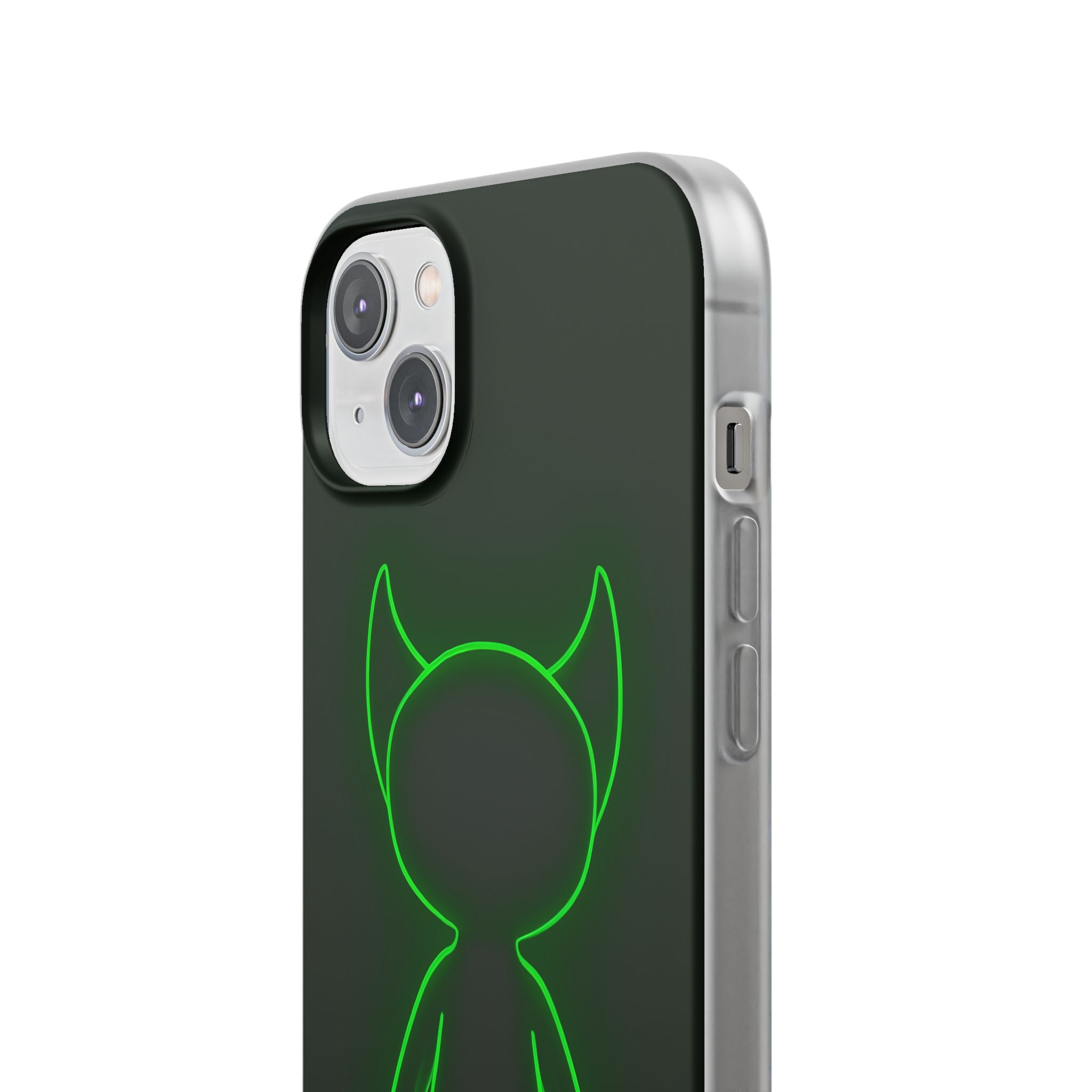 Neon Horned Glow iPhone 14 Plus Case - Soft