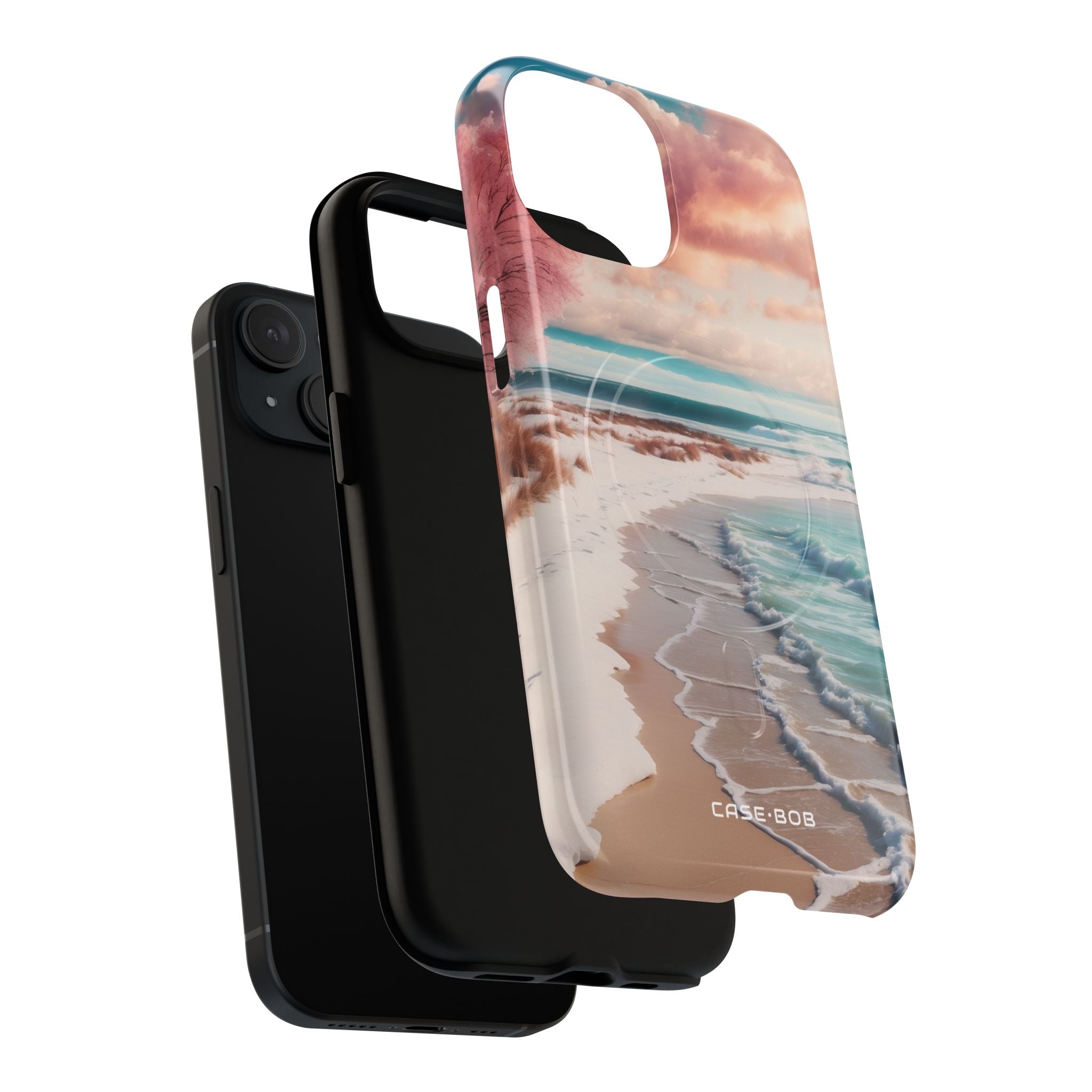 Pink Tree Breeze iPhone 15 Case - Tough+