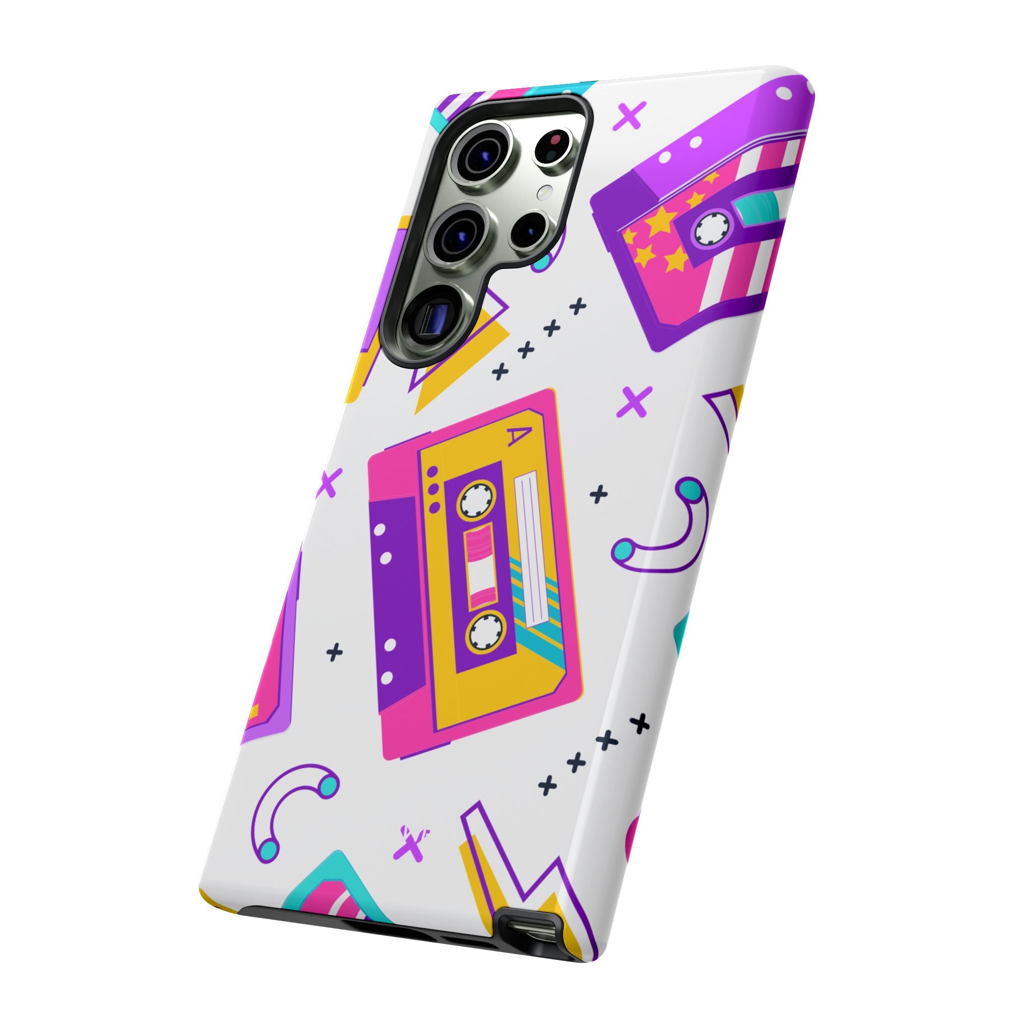 Retro Cassette Chaos - Samsung Case