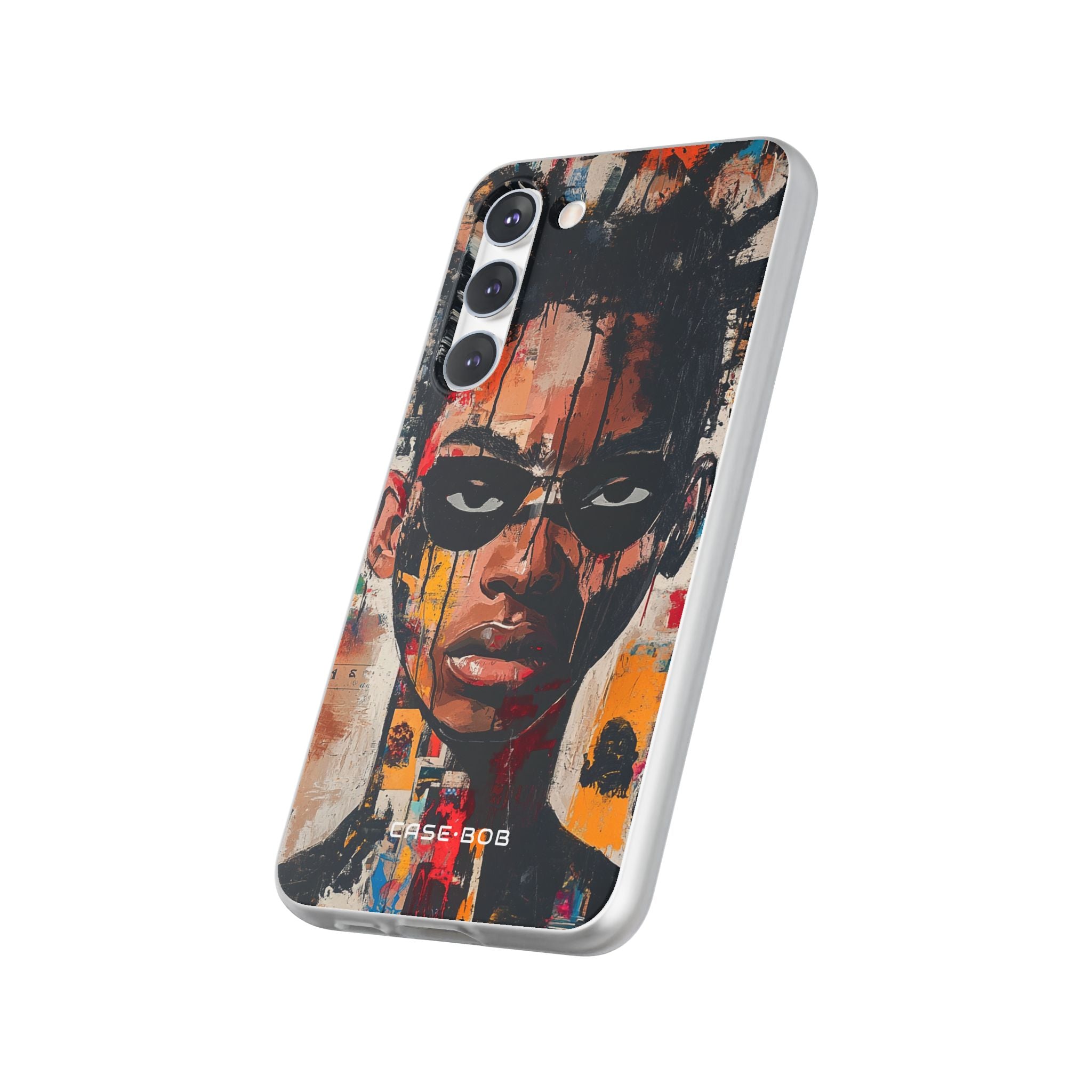 Masked Portrait Drips Samsung S23 Plus Case - Soft