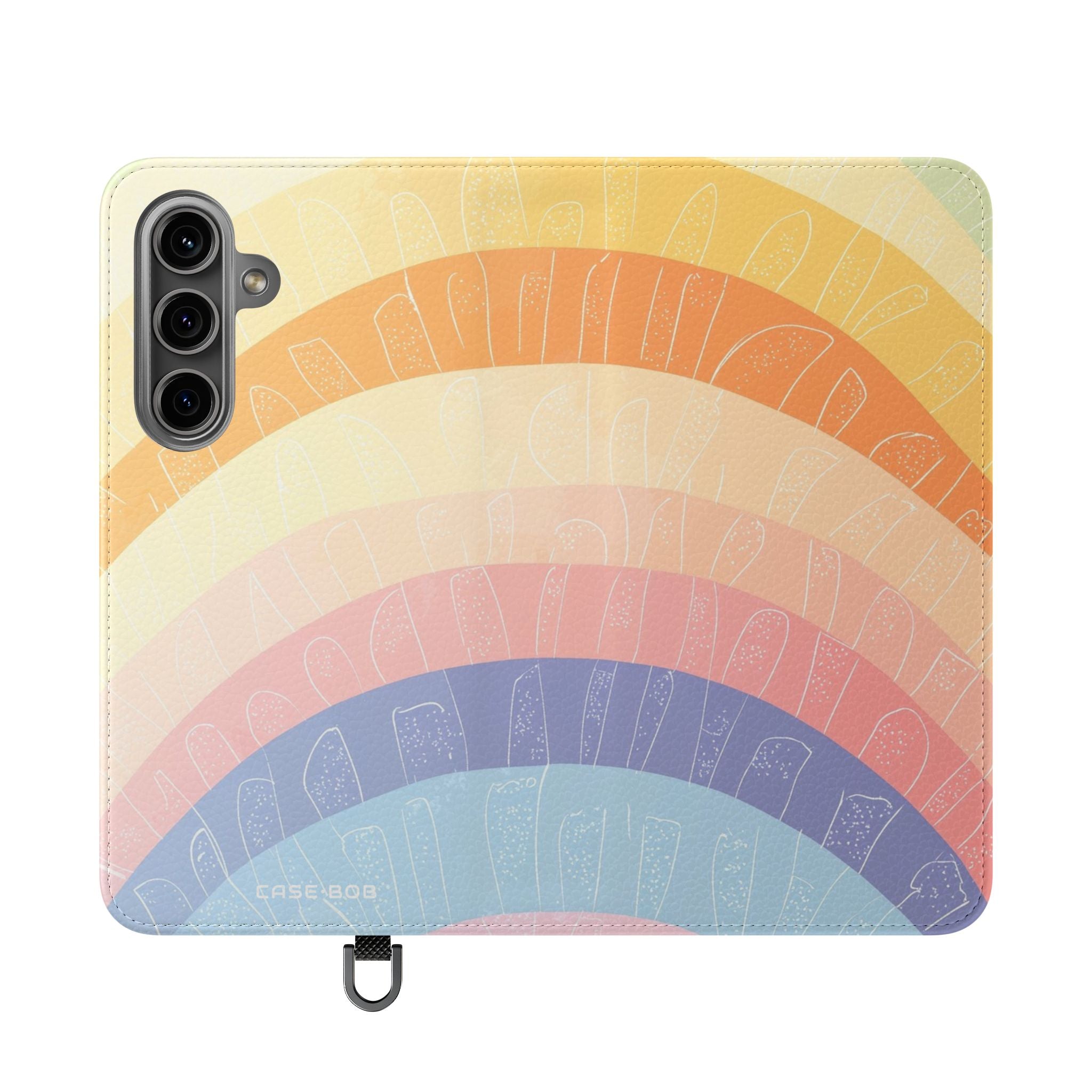 Pastel Rainbow Glow - Samsung S24 Case - Wallet