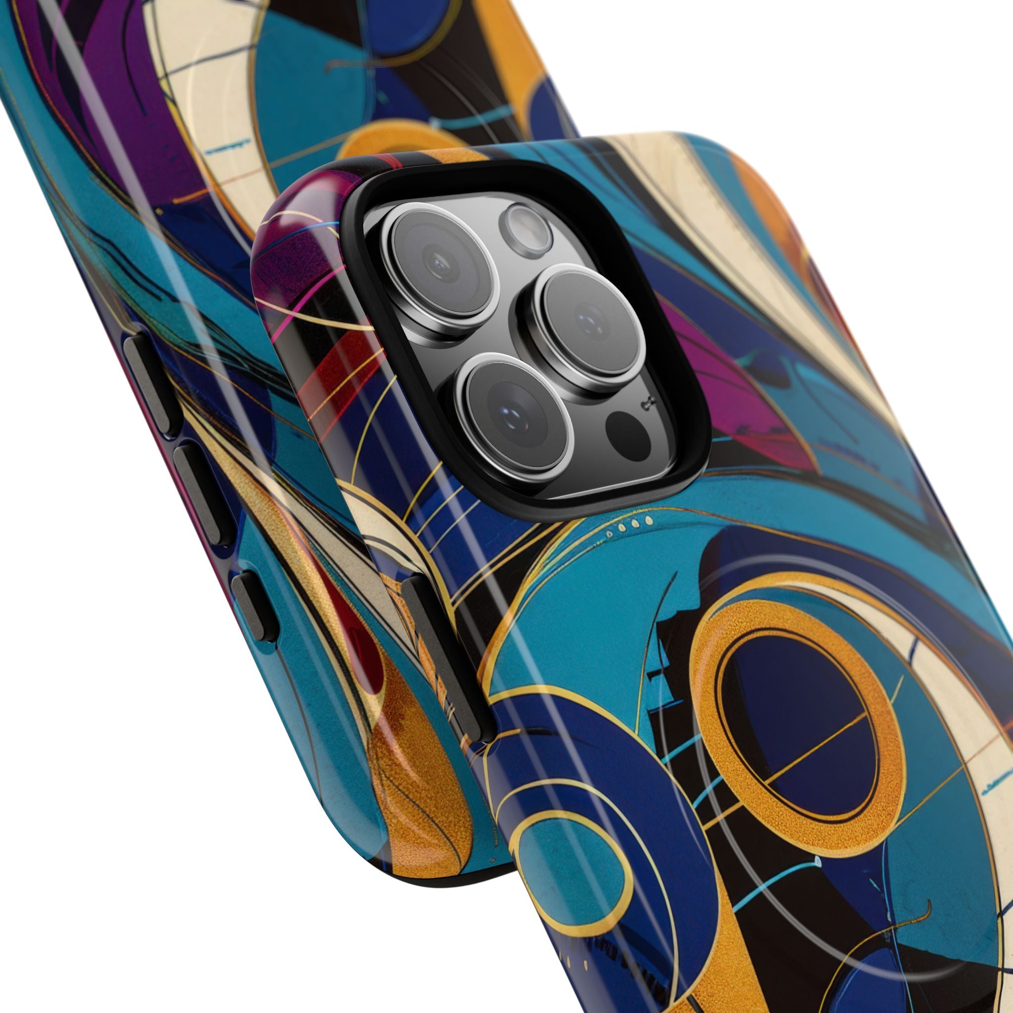Swirling Copper Dreams iPhone 16 - Tough+