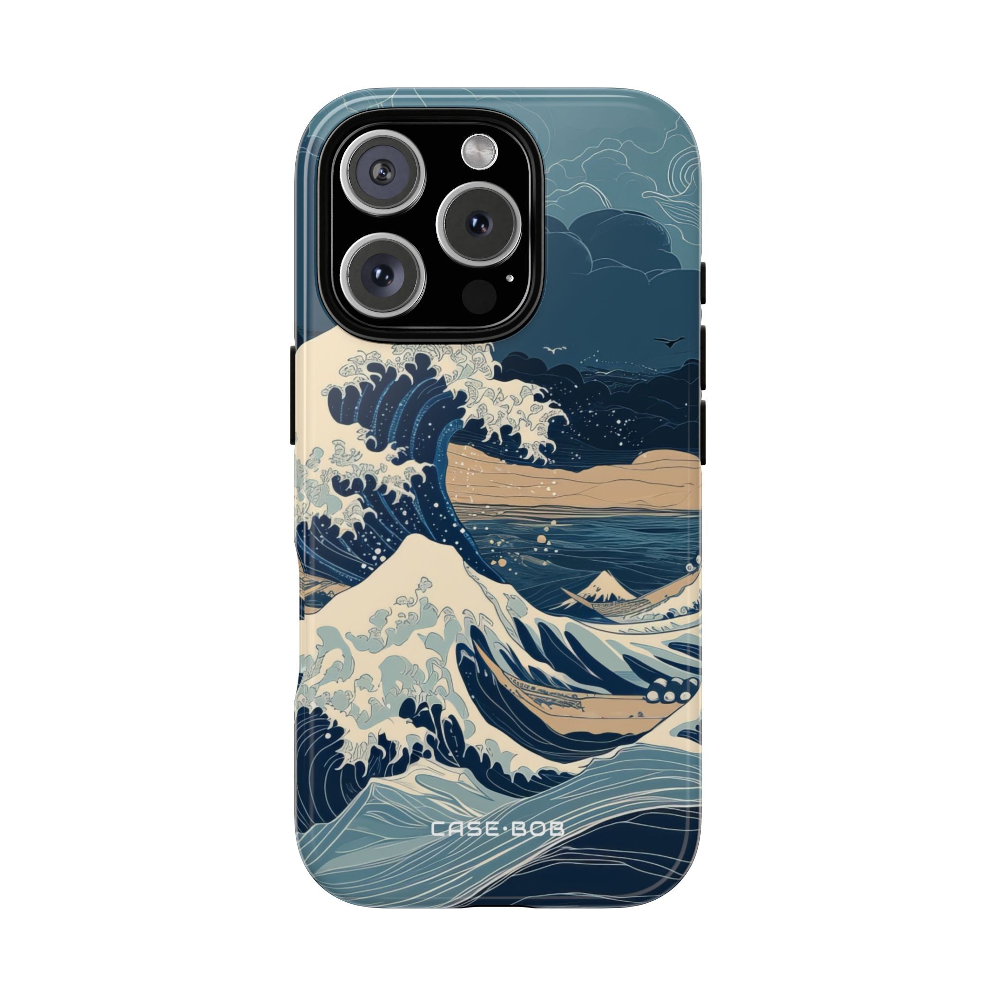 Cresting Blue Wave iPhone 16 Pro Case - Tough