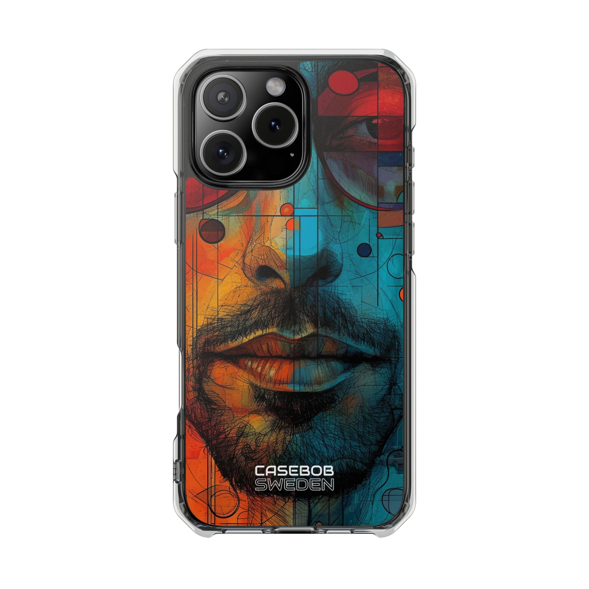 Cubist Glasses Face iPhone 16 - Impact Clear+