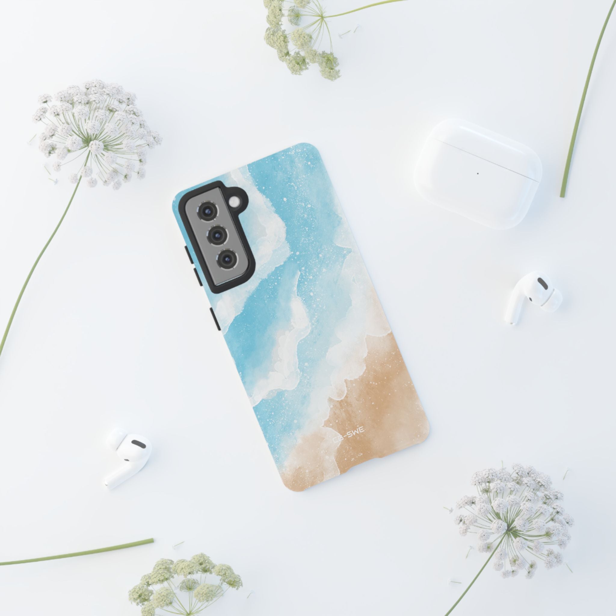 Serene Coastal Whispers - Samsung Case