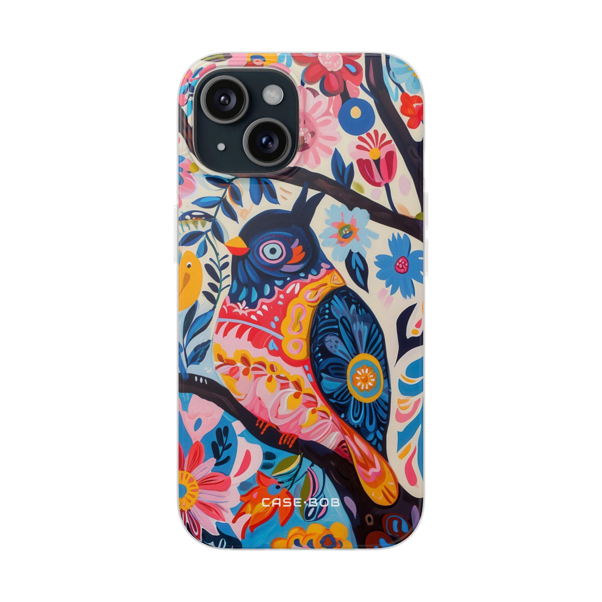 Owl Bloom iPhone 15 Case - Soft