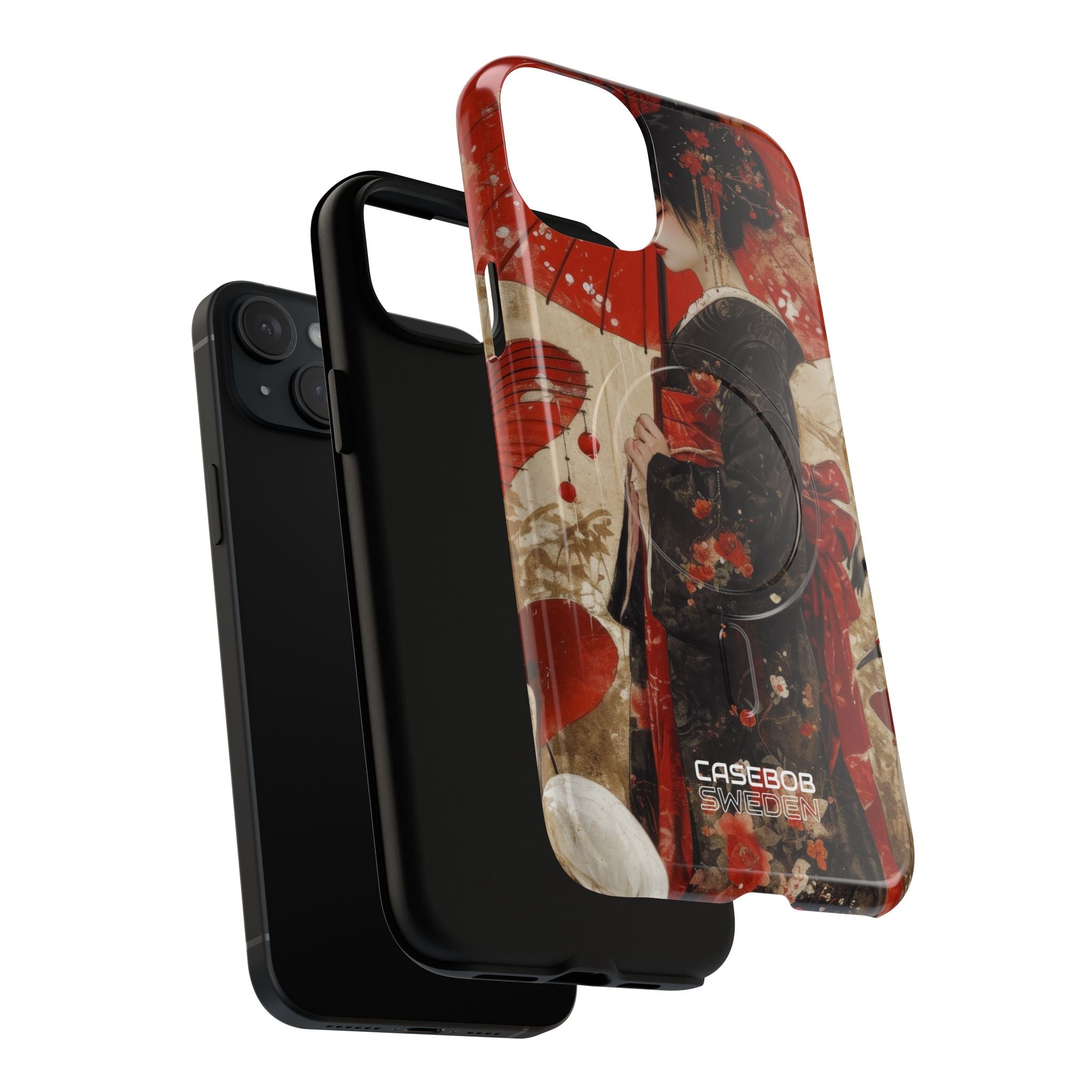 Scarlet Crane Dreams iPhone 15 - Tough+