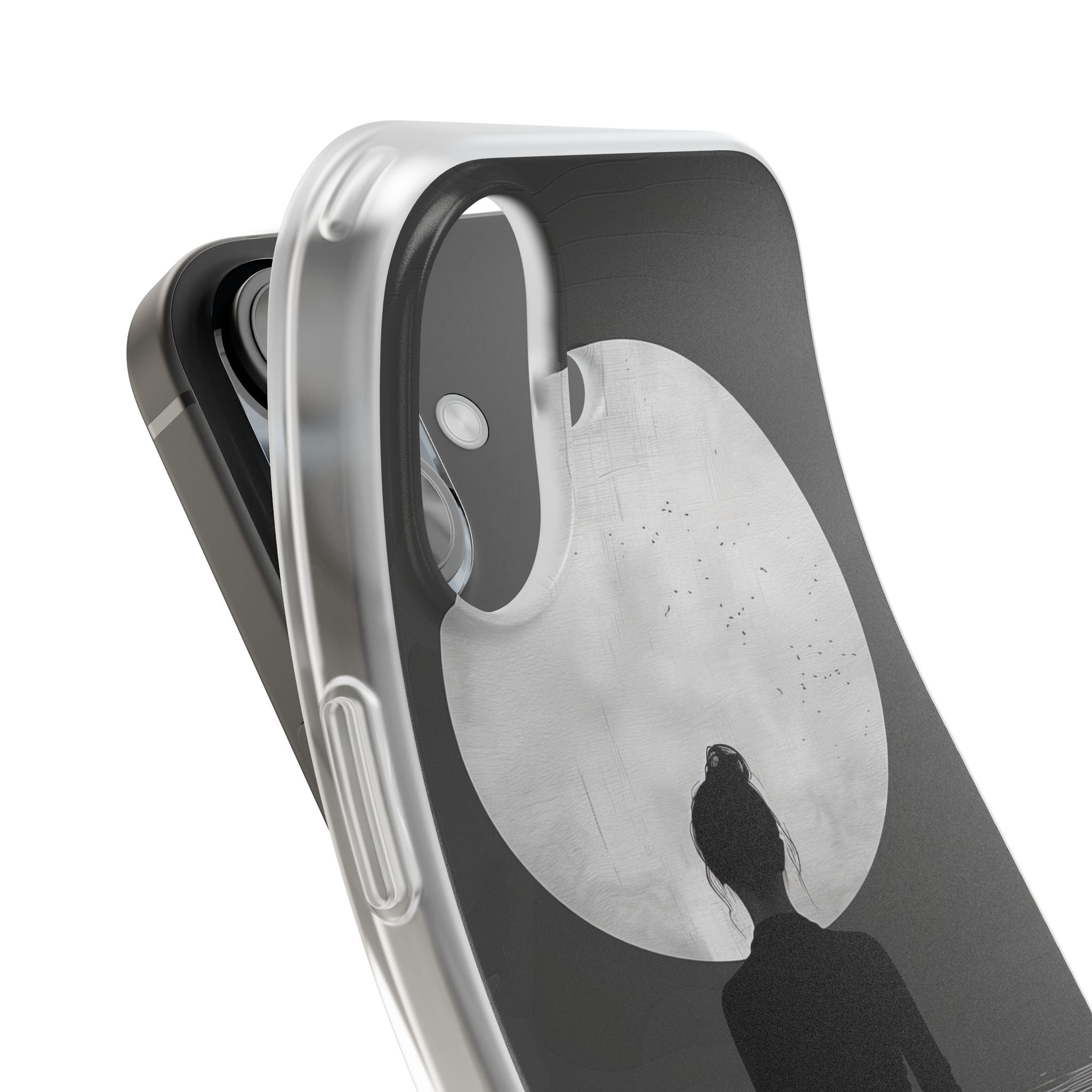 Silhouette Moonlight iPhone 16 Case - Soft