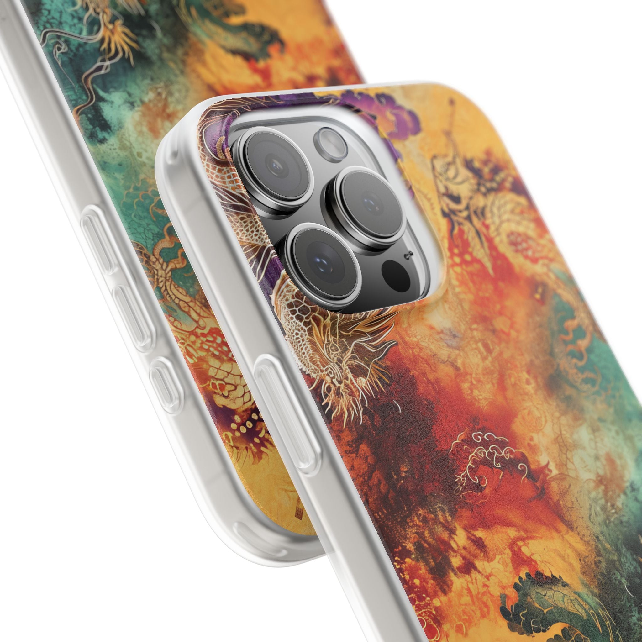 Dragon Ember iPhone 16 Pro Max Case - Soft