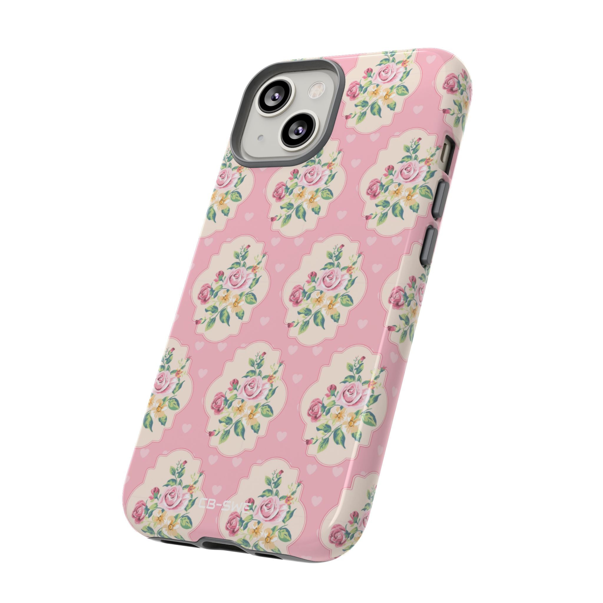 Vintage Floral Romance - iPhone Case