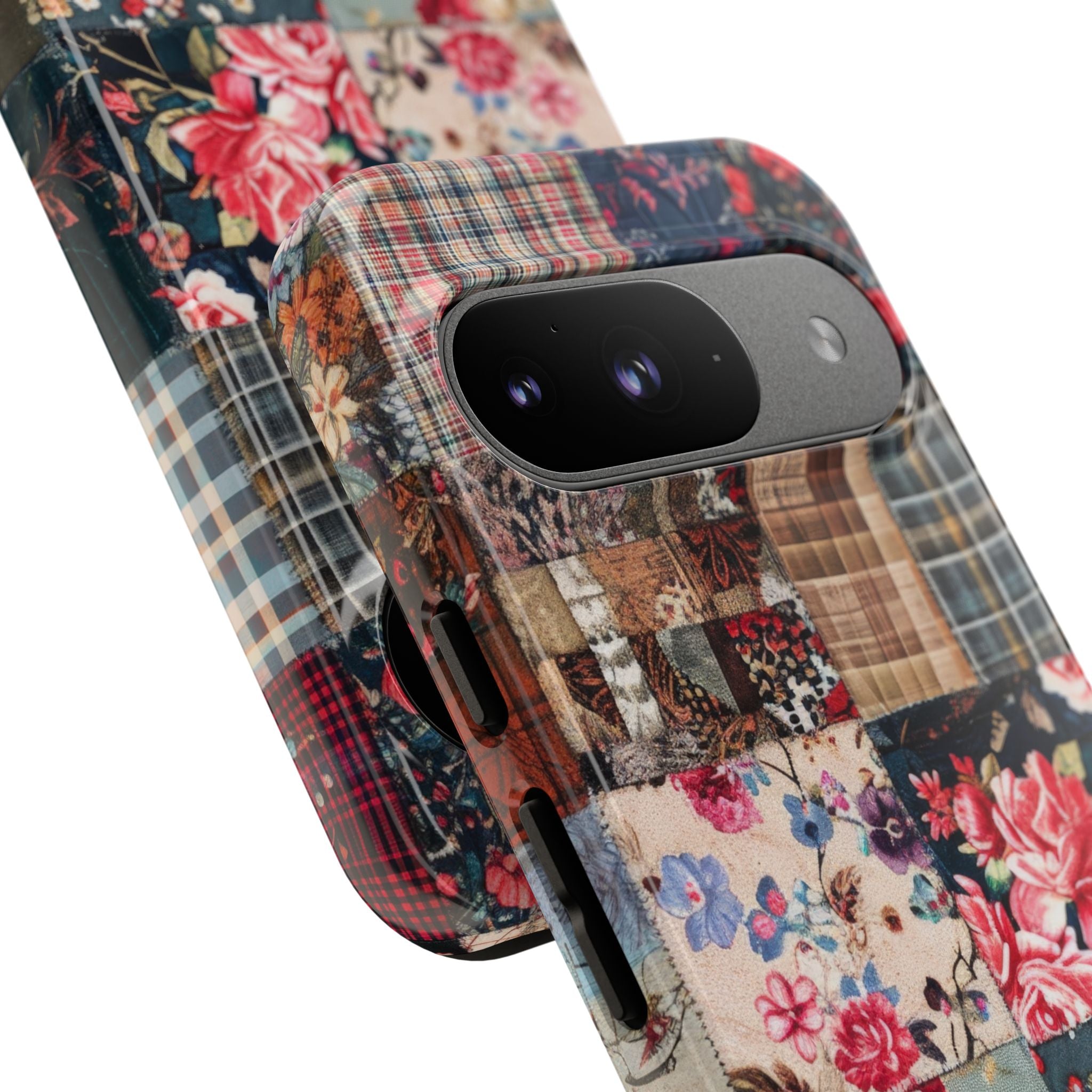 Patchwork Floral Quilt Google Pixel 9 - Tough