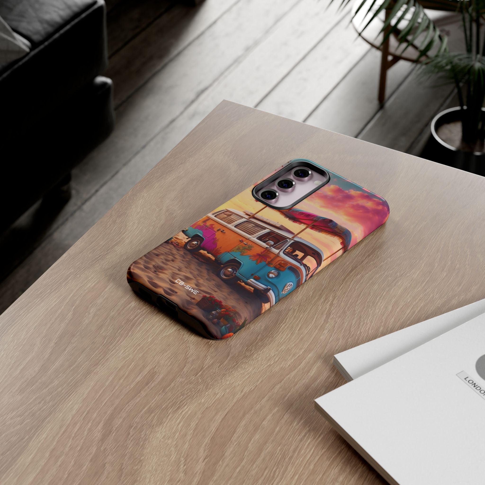 **Van Rests at Shore** - Samsung Case