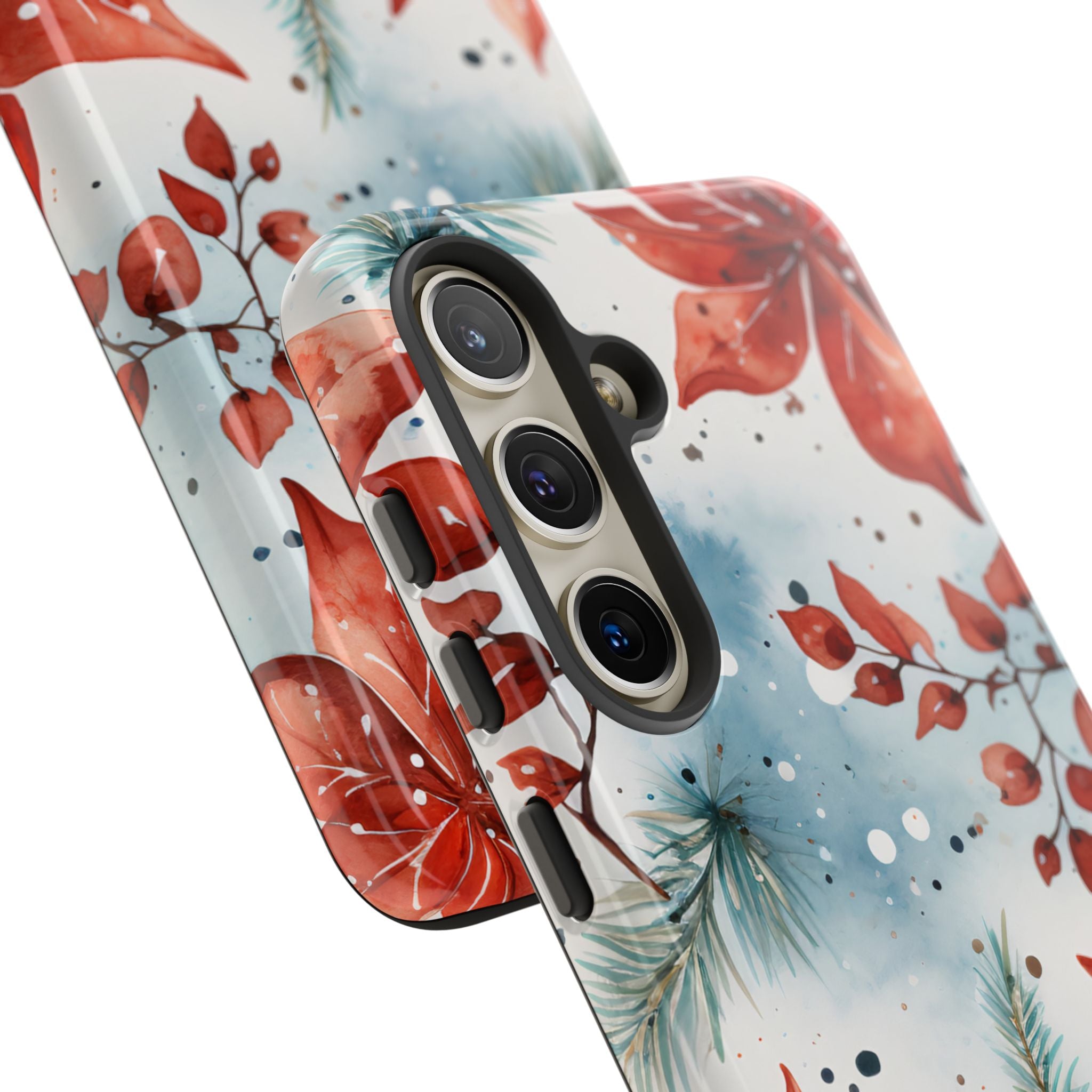 Poinsettias Bloom Bright - Samsung Case