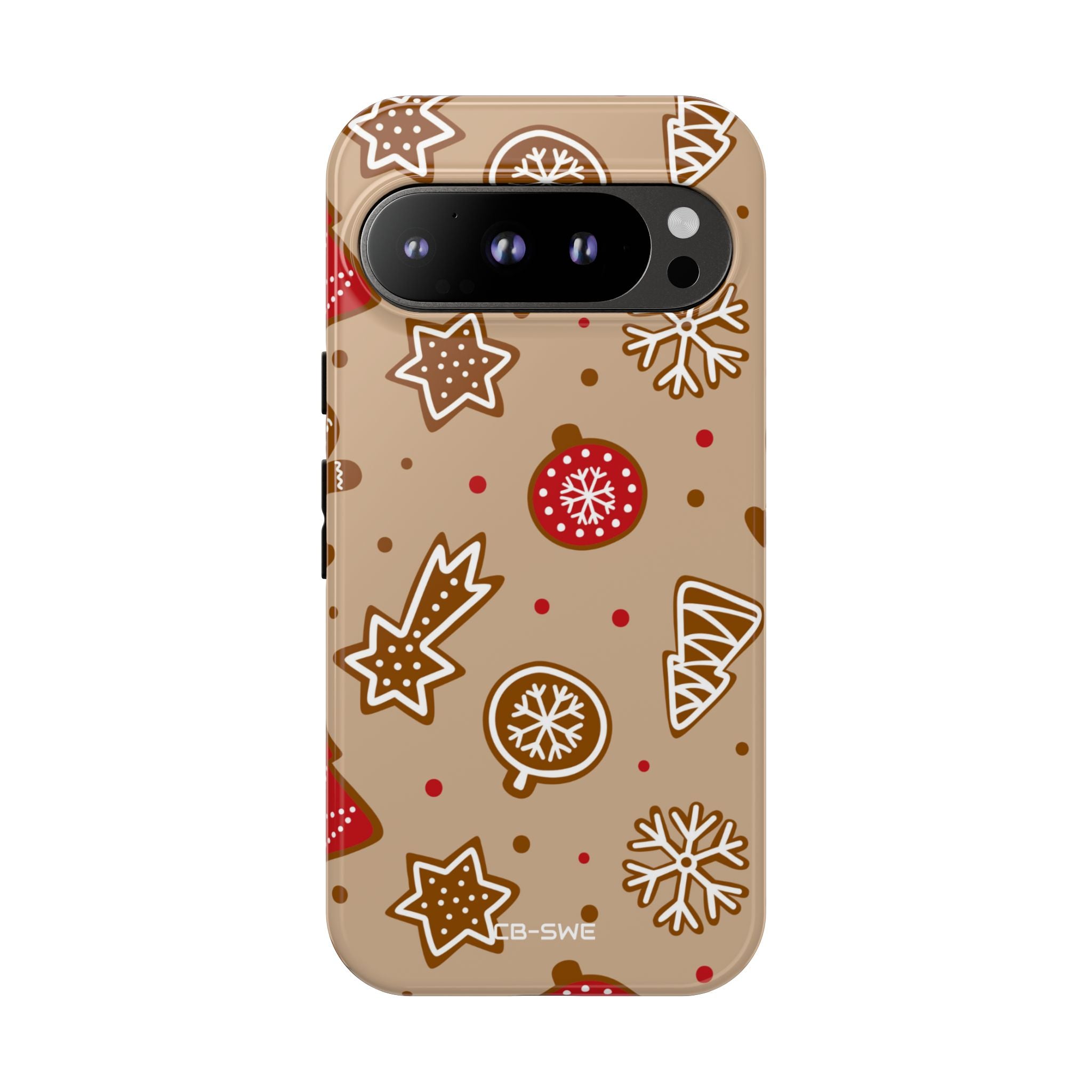 Gingerbread Men Celebrate - Google Pixel Case