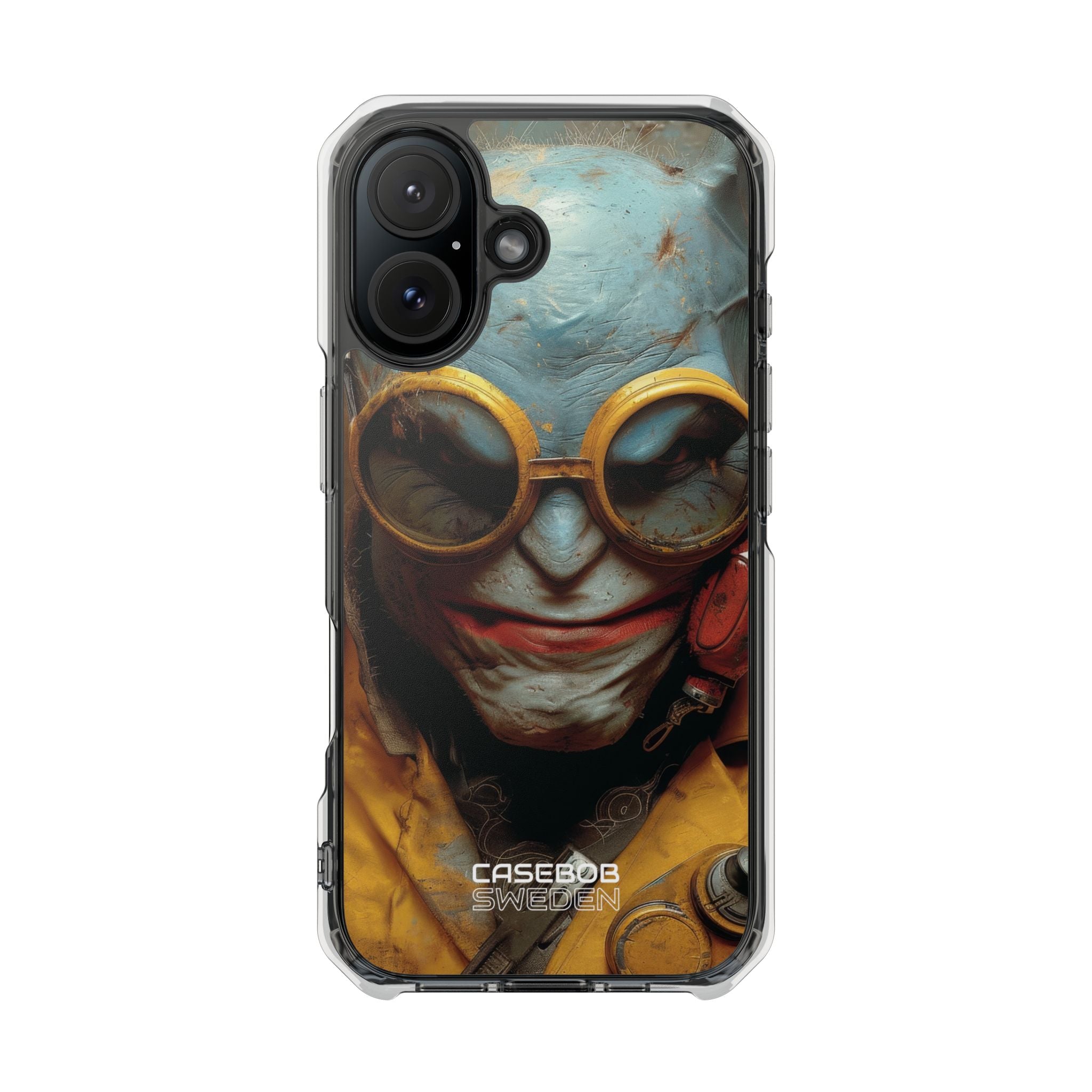 Steampunk Masked Adventurer iPhone 16 - Impact Clear+