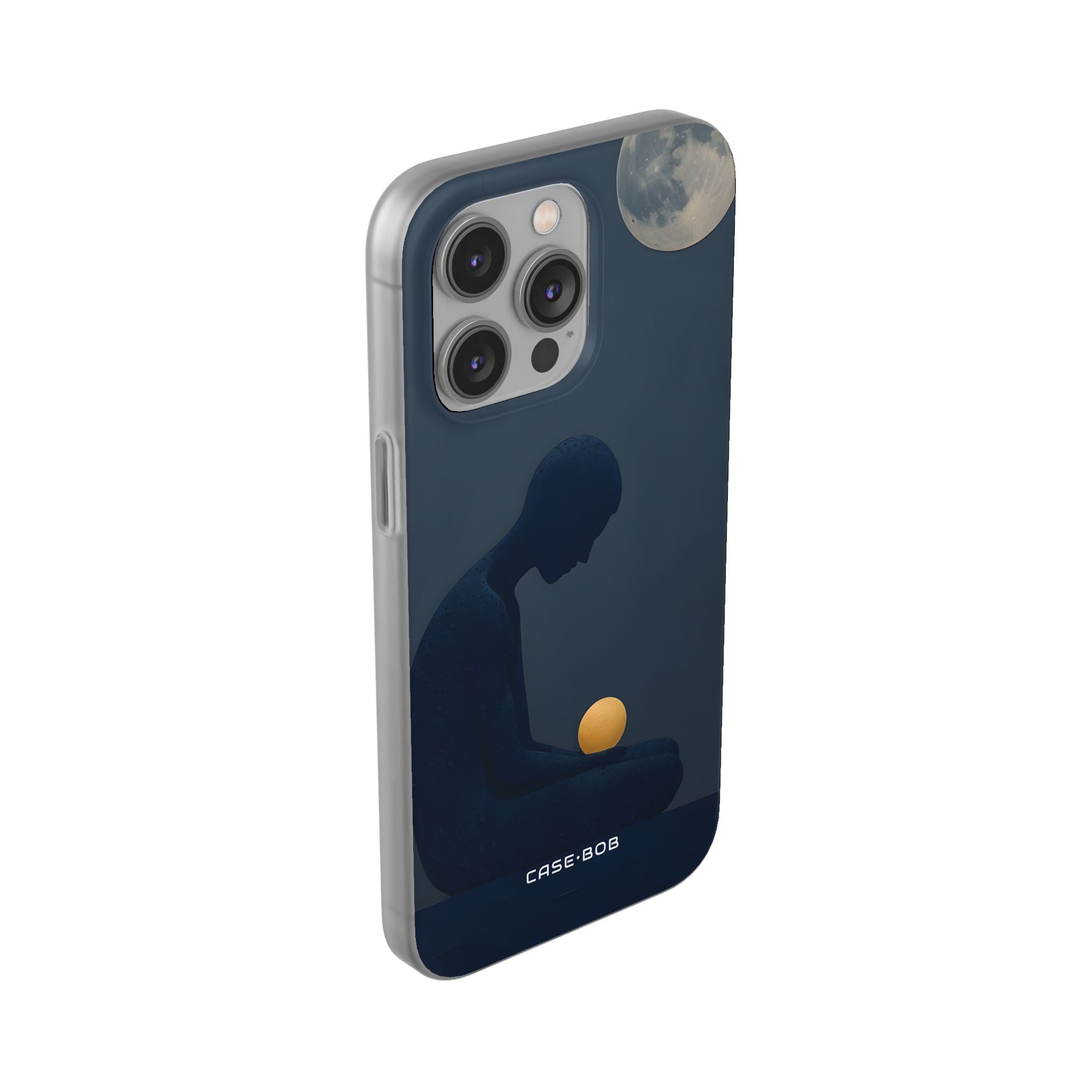 Moonlit Contemplation iPhone 14 Pro Max Case - Soft