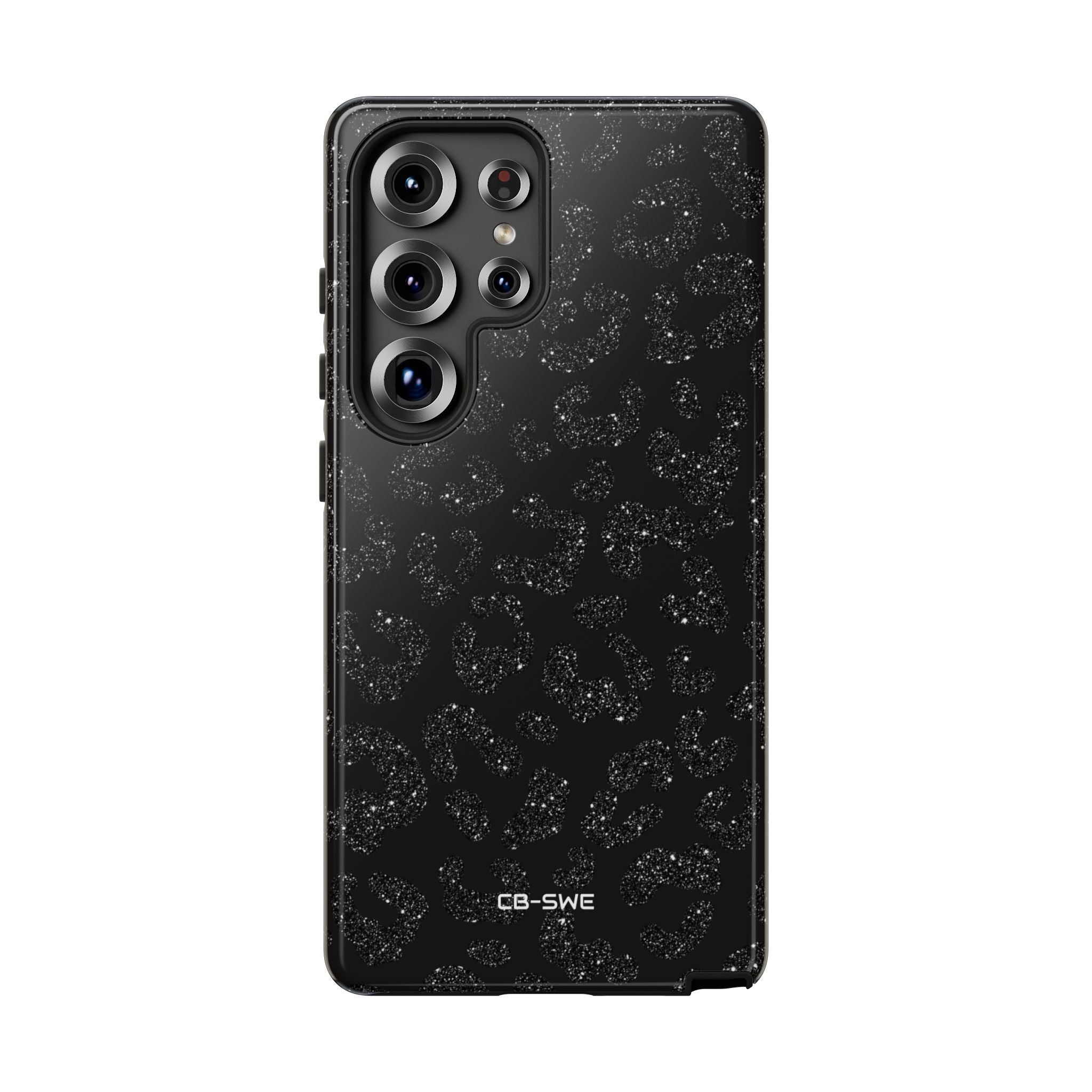 Glittery Leopard Elegance - Samsung Case