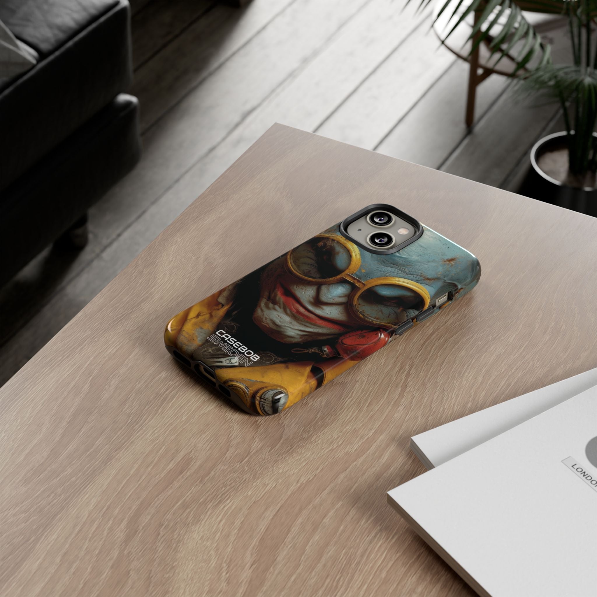 Steampunk Masked Adventurer iPhone 14 - Tough