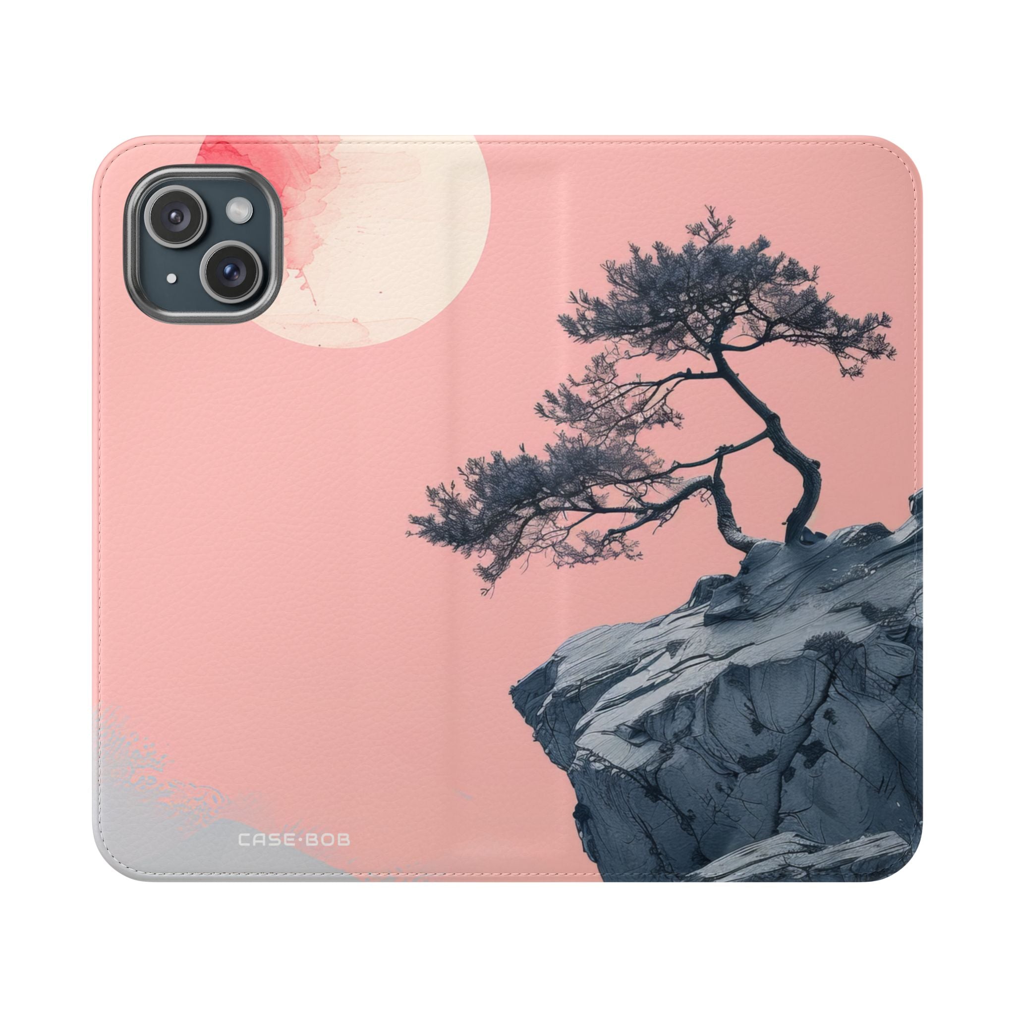 Windswept Cliff - iPhone 15 Plus Case - Wallet