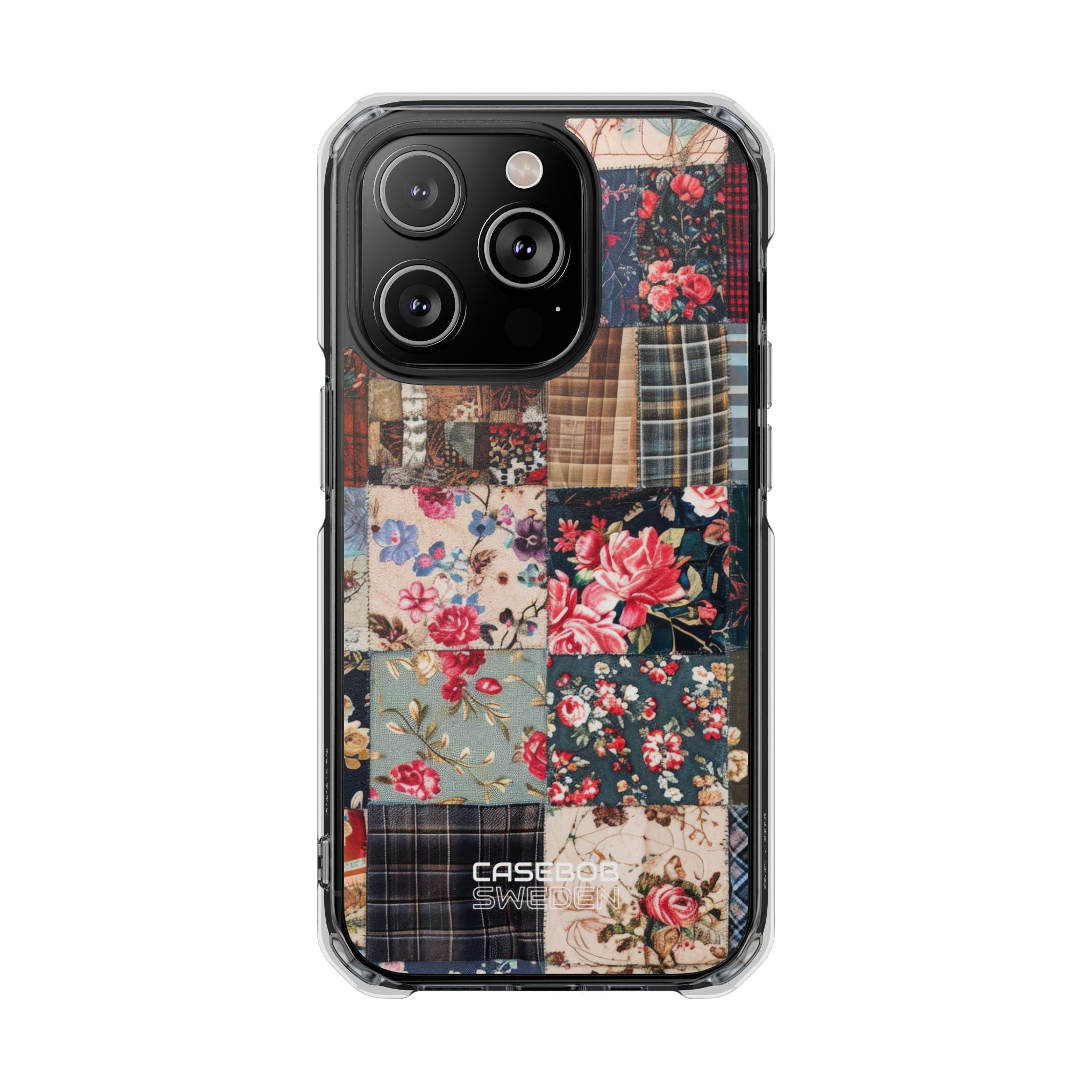 Patchwork Floral Quilt iPhone 14 - Impact Clear+