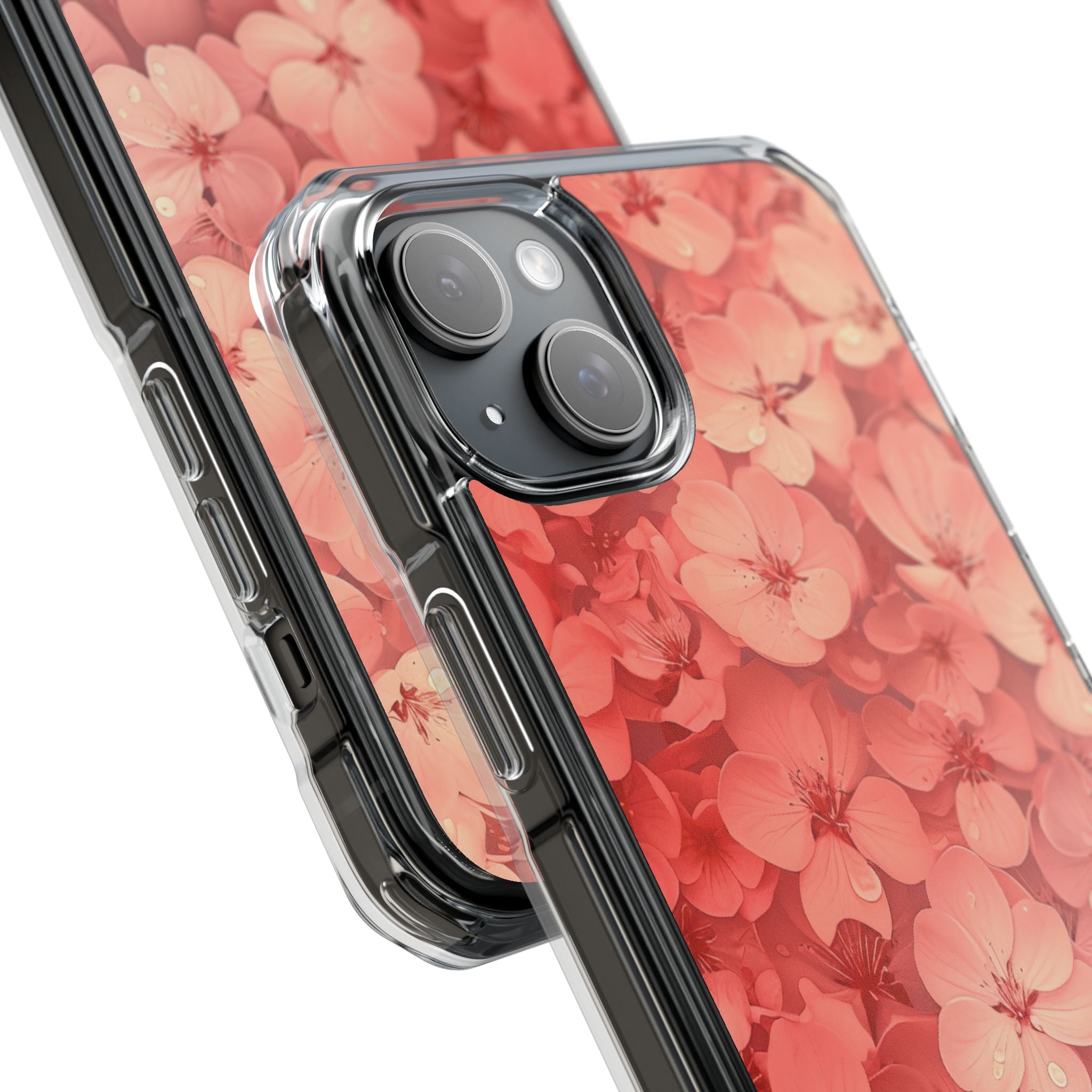 Blush Garden Bloom iPhone 15 - Impact Clear+