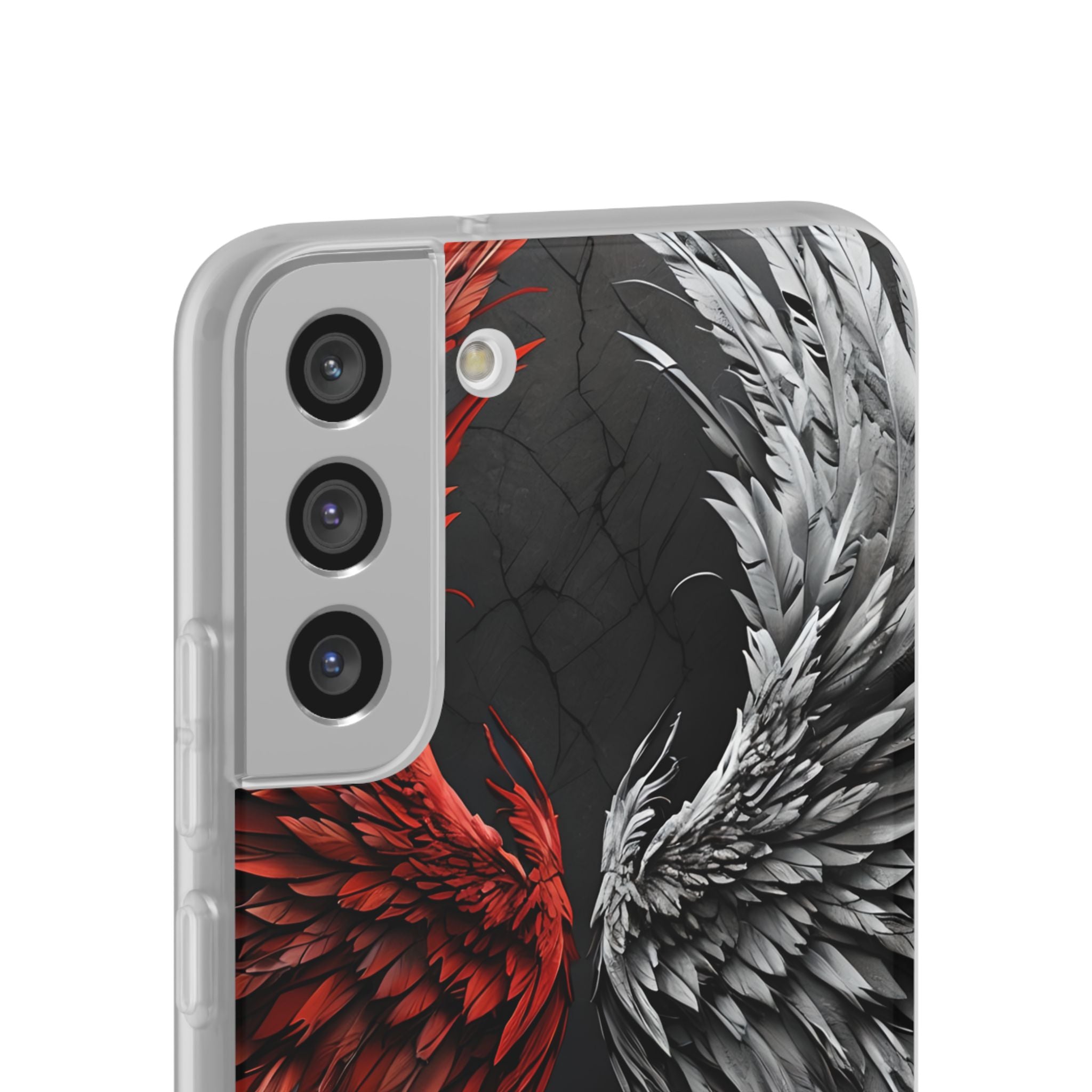 Crimson White Wings Samsung S22 Plus Case - Soft
