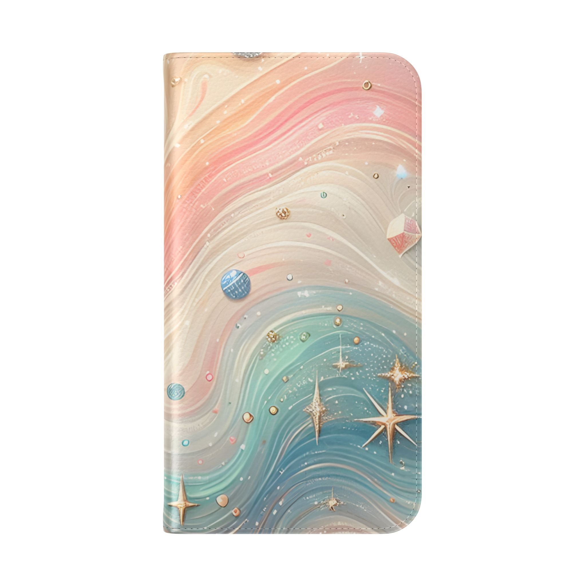 Celestial Waves - iPhone 16 Plus Case - Wallet