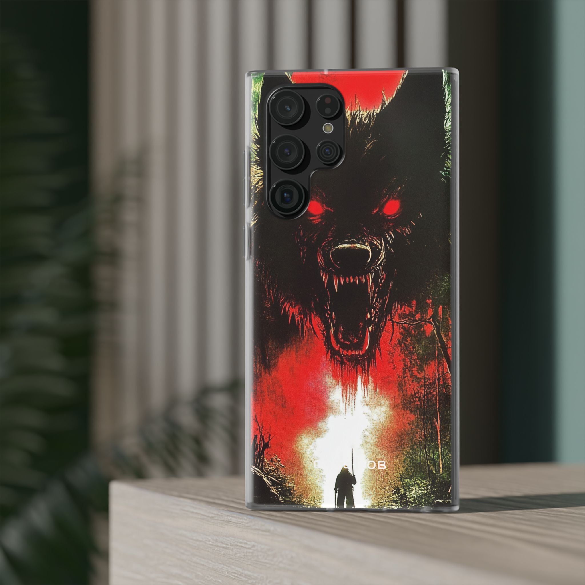 Crimson Wolf Samsung S22 Ultra Case - Soft