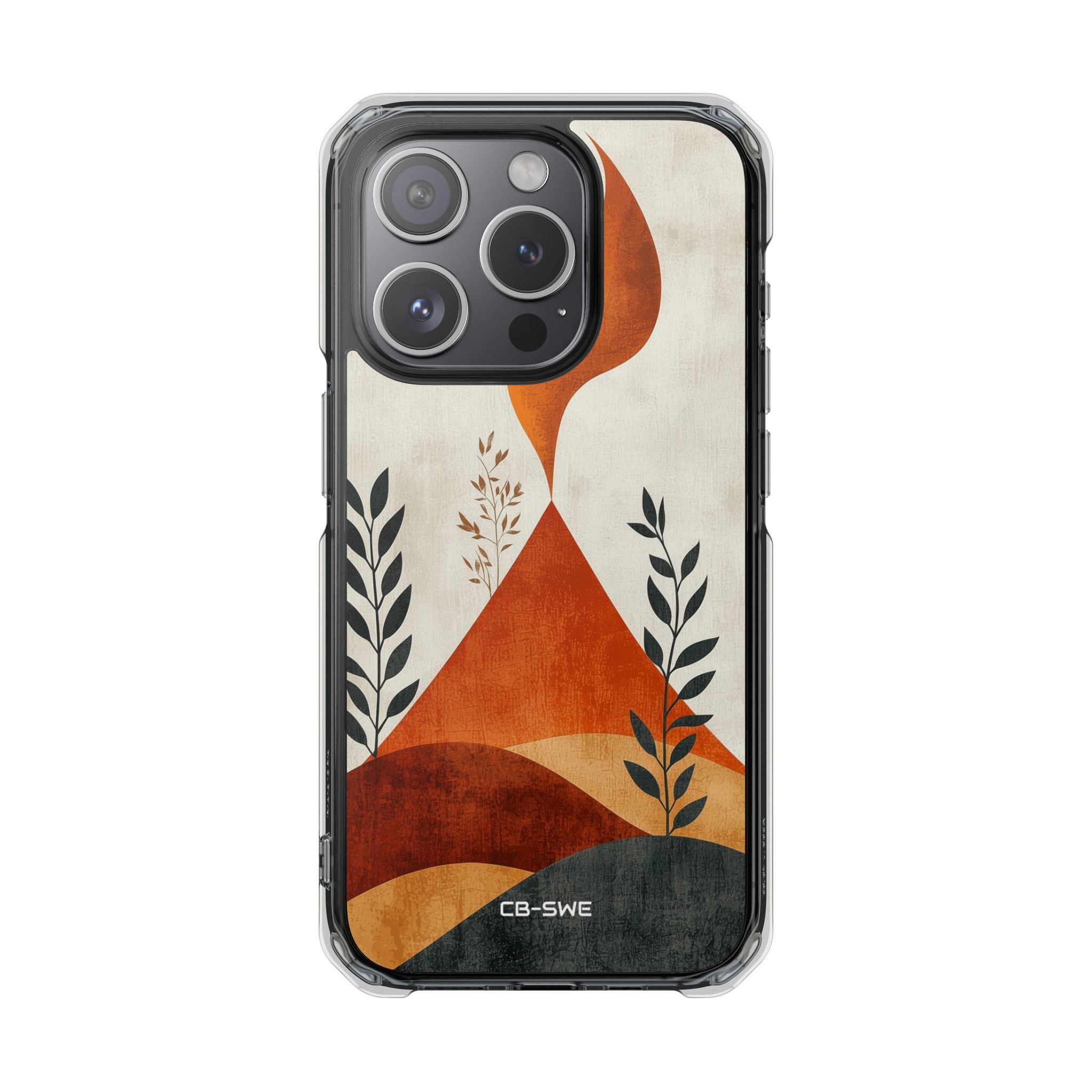 Flames Touch Mountains iPhone Case - Impact