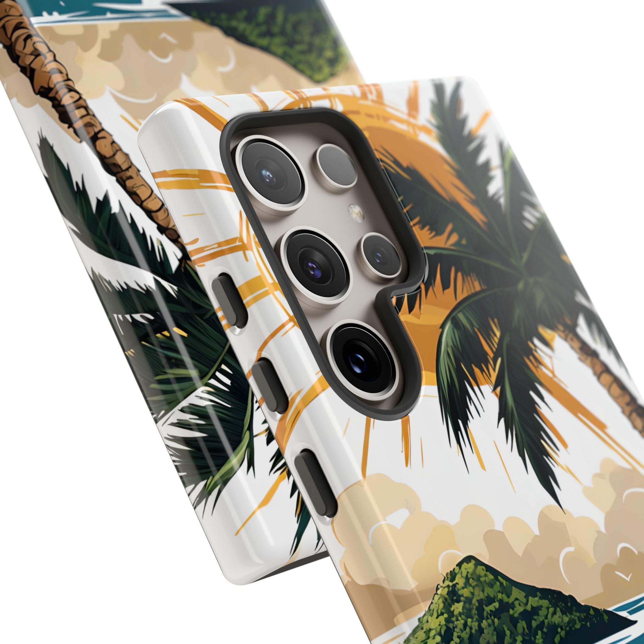 Sunny Palm Breeze Samsung S24 Ultra Case - Tough