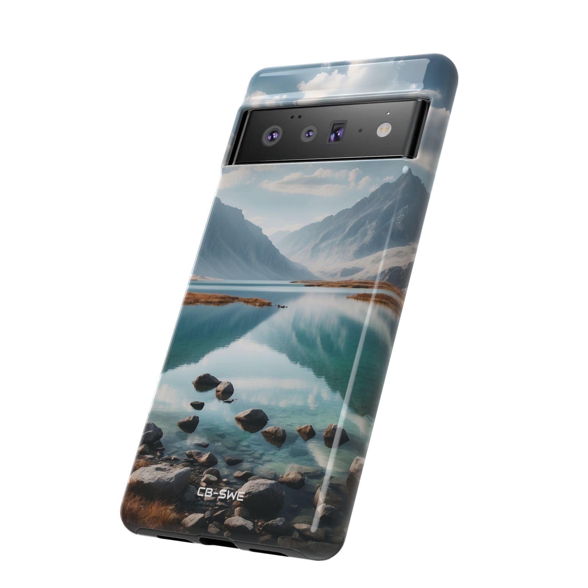 Mountain Reflections Swim - Google Pixel Case