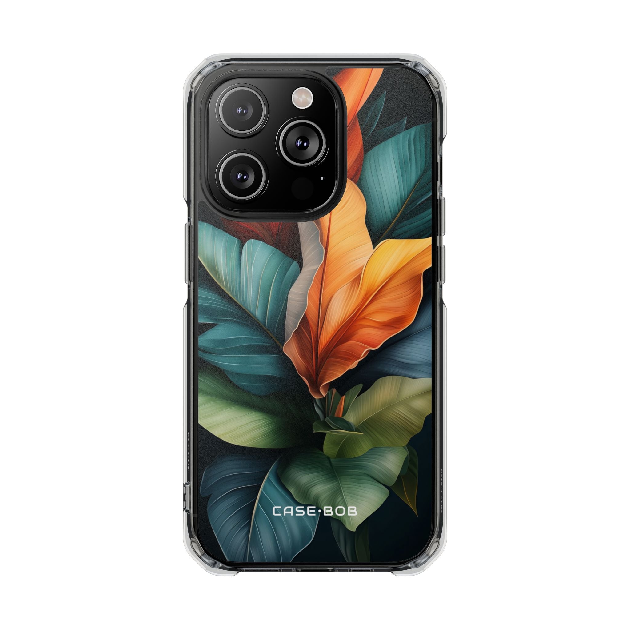 Tropical Leafburst iPhone 14 Pro Case - Impact