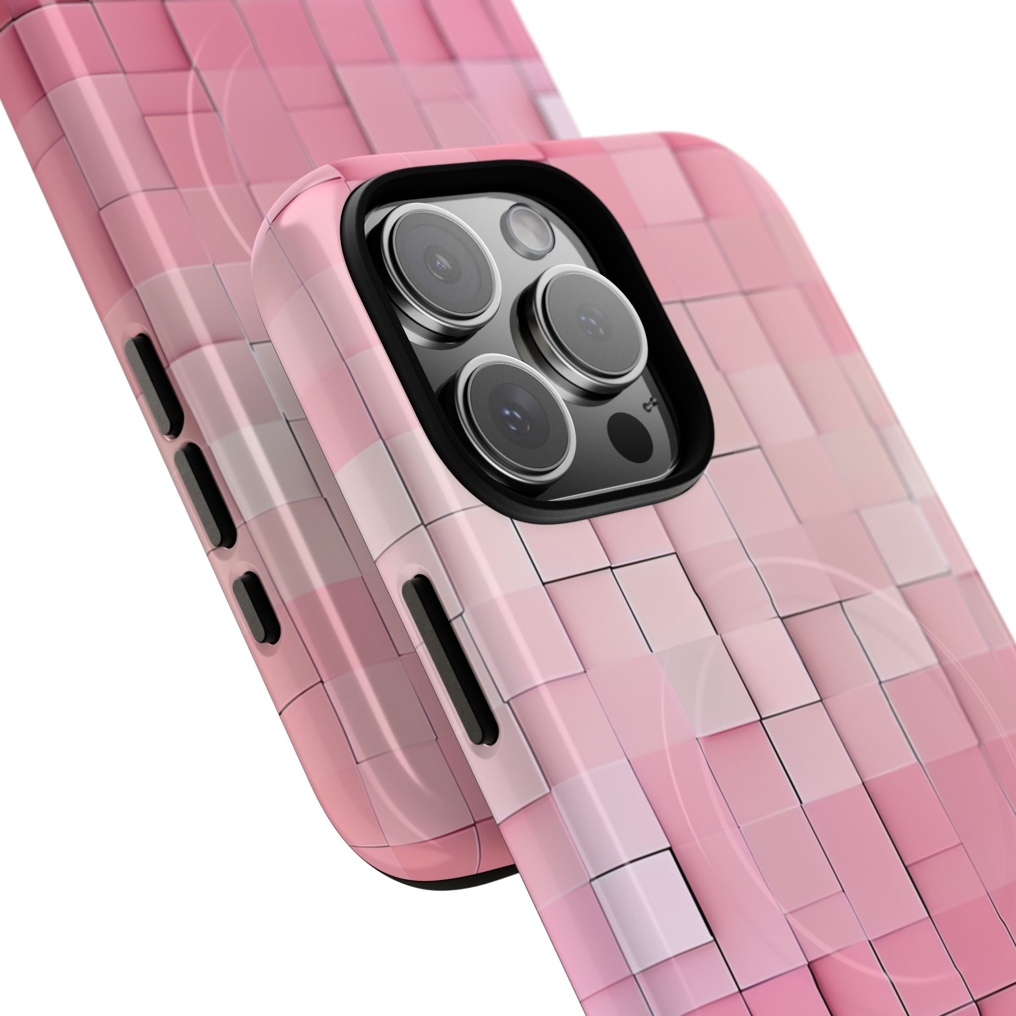Pink Mosaic Glow iPhone 16 - Tough+