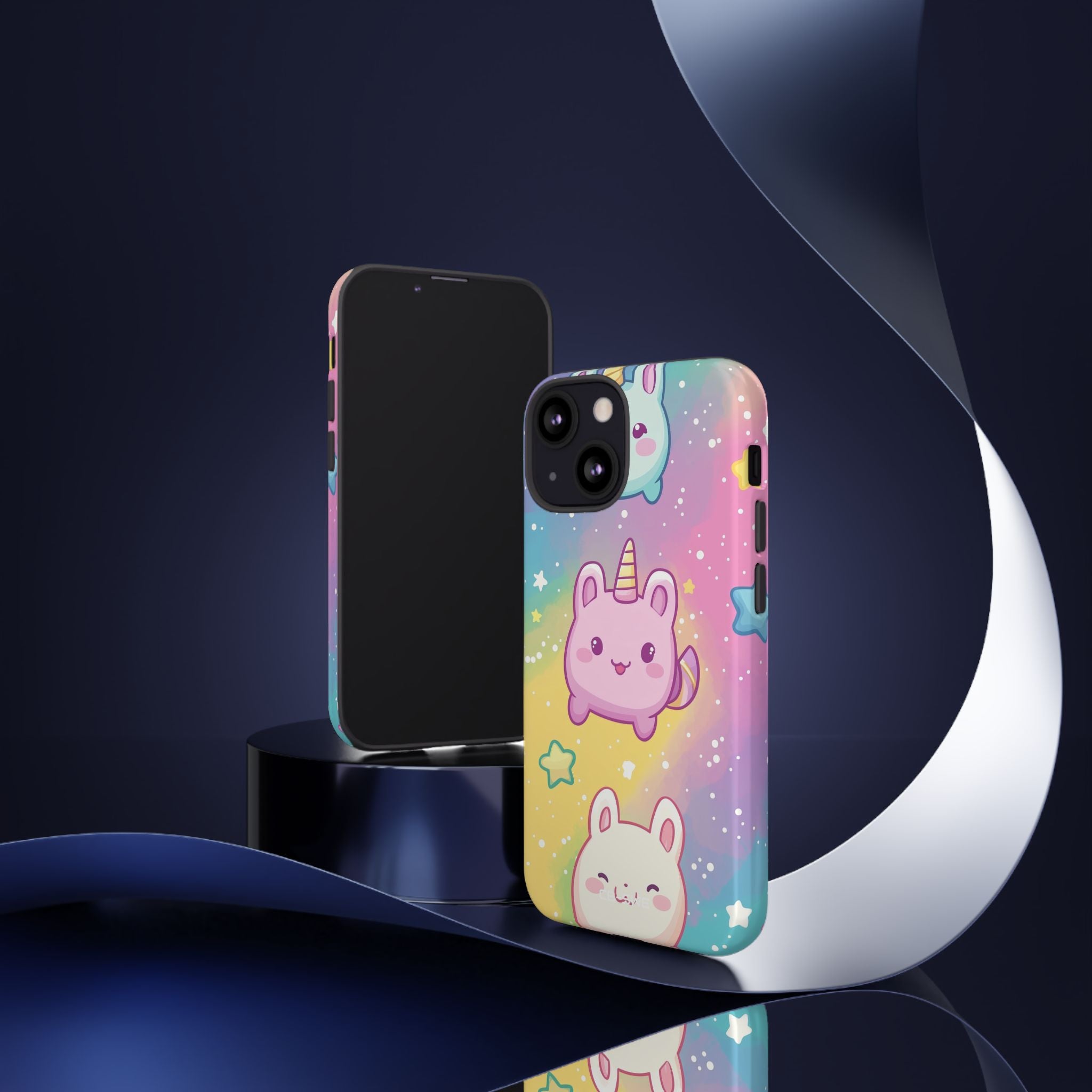 Bunnies Dance Under Stars - iPhone Case