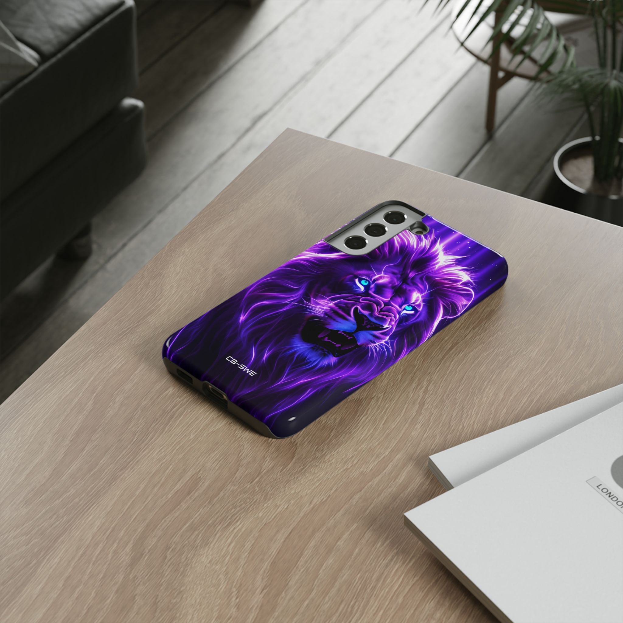 Neon Lion Majesty - Samsung Case