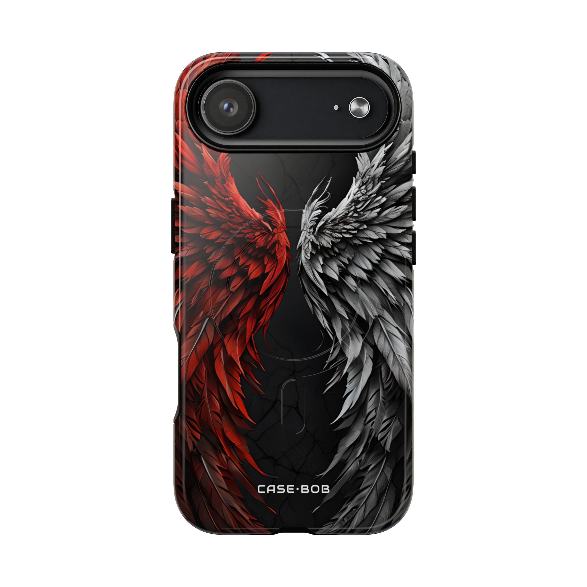 Crimson White Wings iPhone 17 Air Case - Tough+