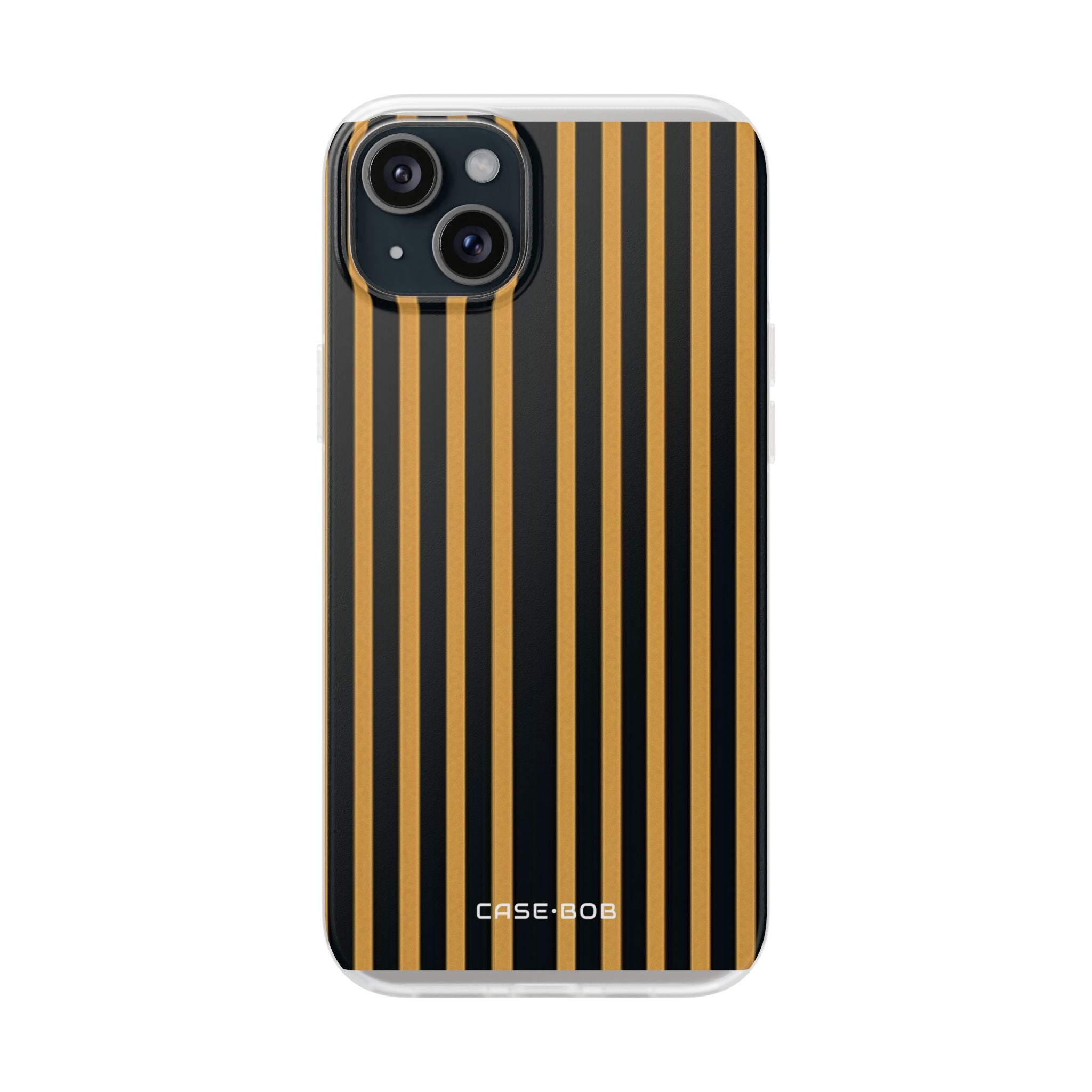 Golden Stripes iPhone 15 Plus Case - Soft