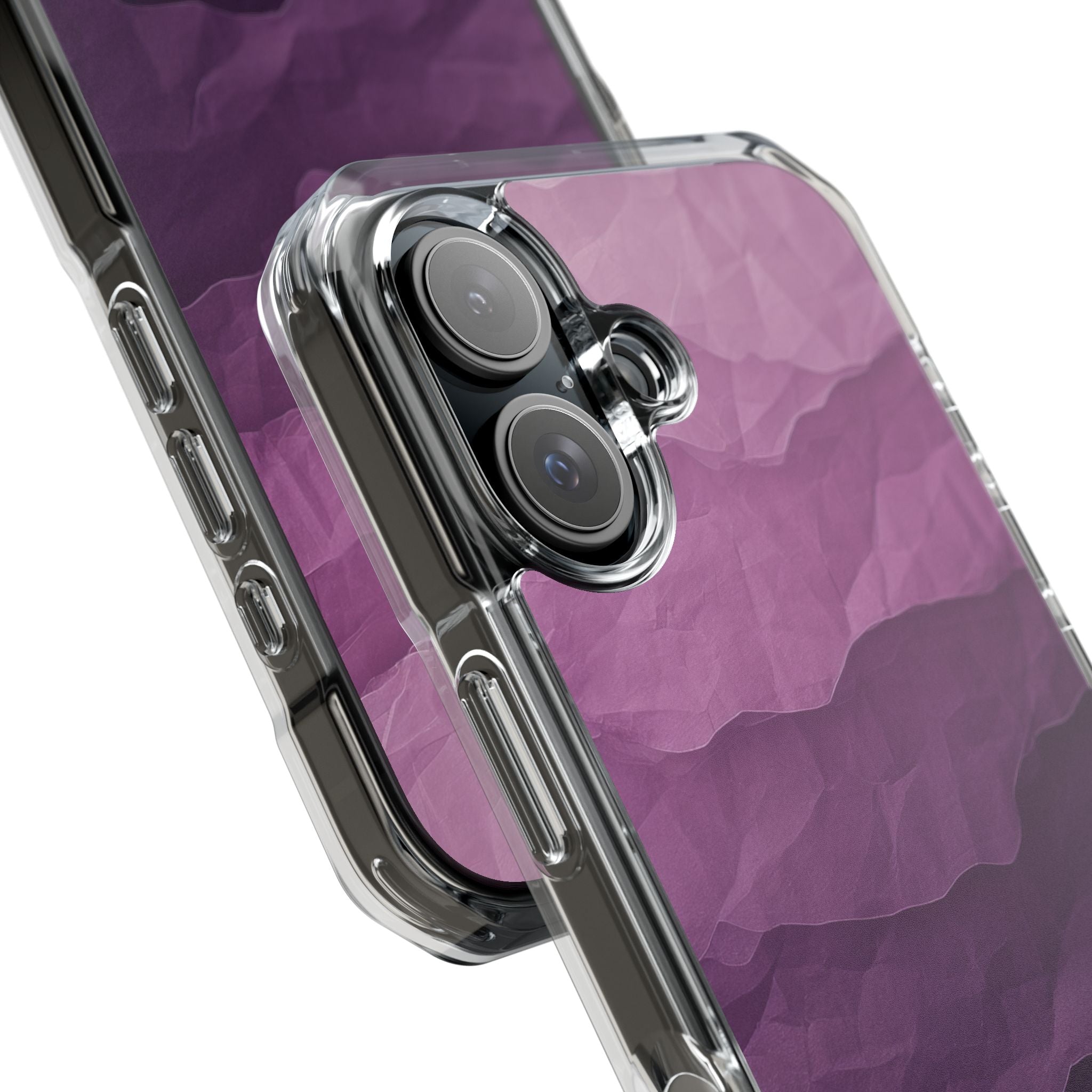 Purple Wave Layers iPhone 16 Case - Impact