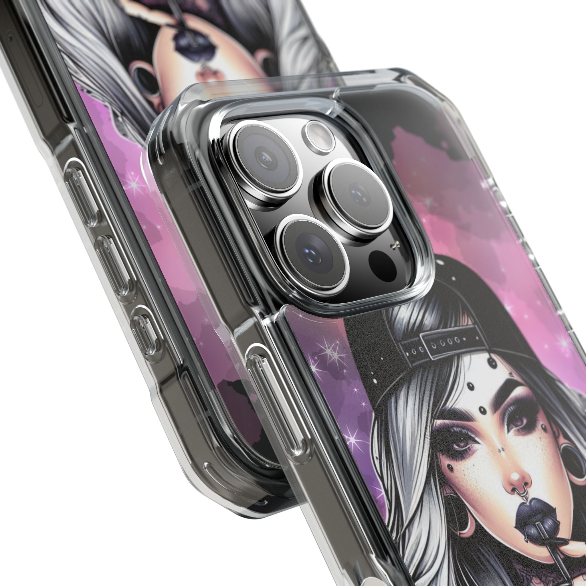 Silver Sip Nebula iPhone 16 Pro Case - Impact